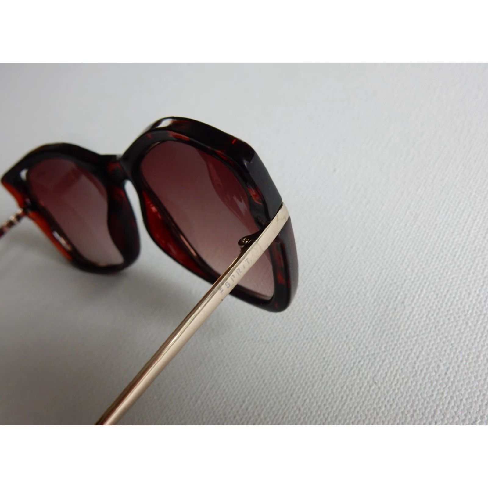 Esprit VINTAGE Esprit Sunglasses Women Brown 55x19 140mm Scratched Lenses Size ONE SIZE - 4 Thumbnail