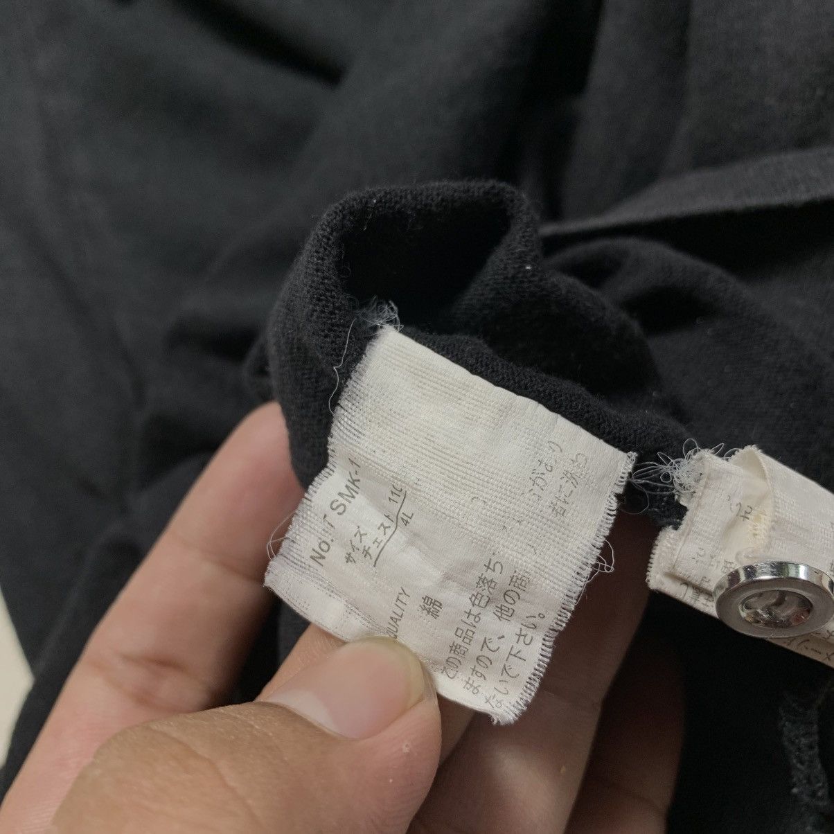 Japanese Brand Y2K Style Defective Struct Cross Punk Poem Polo Shirt Size US XXL / EU 58 / 5 - 9 Thumbnail