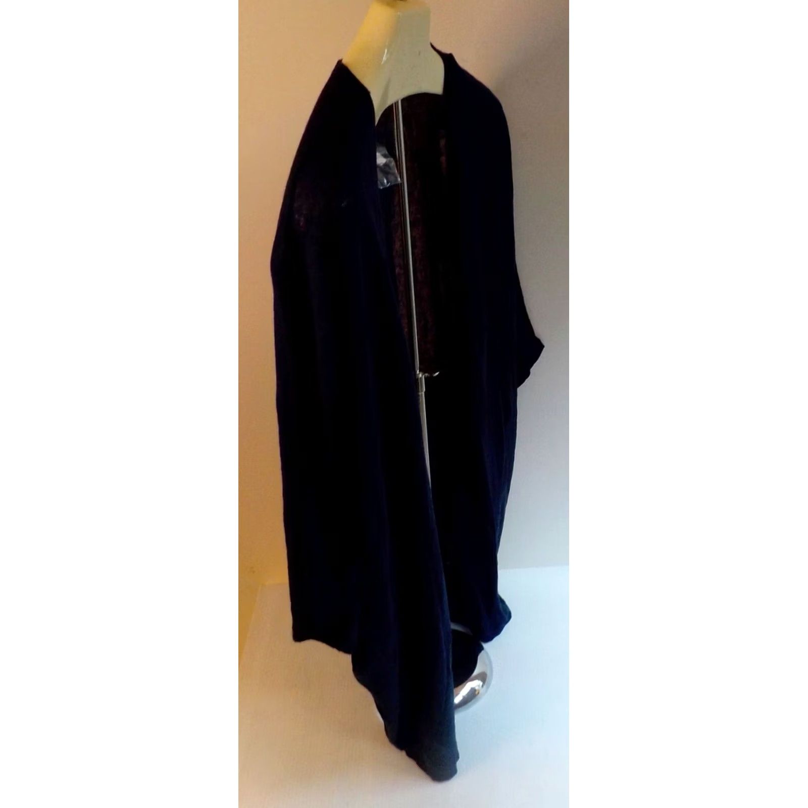 Vintage VINTAGE A PEA IN THE POD Maternity Lightweight SS Cardigan Sweater-Navy-SZ MED NWT Size M / US 6-8 / IT 42-44 - 4 Thumbnail