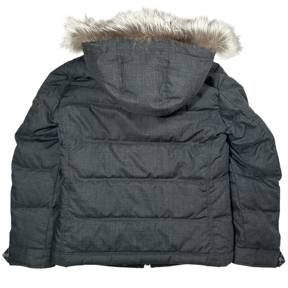 Burberry 00’s Burberry Black Label Fur Hood Down Puffer Jacket Size US M / EU 48-50 / 2 - 4 Thumbnail