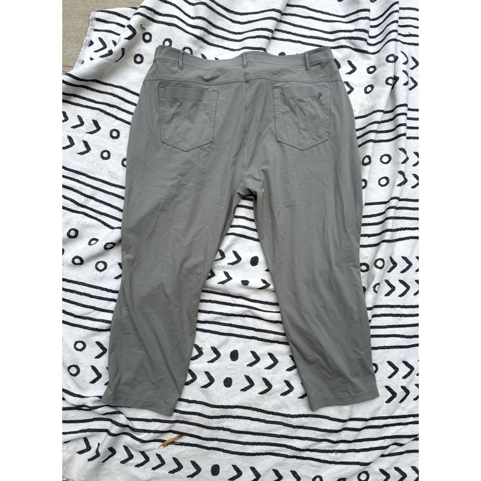 Vintage Public Rec Daymakers Pants Mens 44/28 Gray Chino Pockets Drawstring Performance Seasonal Pants Mens Size US 44 / EU 60 - 4 Thumbnail