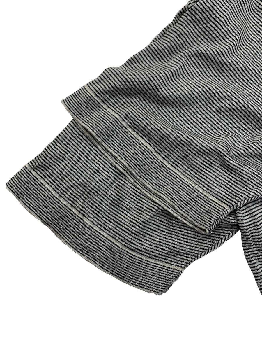 A.PRESSE Gray Cotton Striped Skipper High Gauge Size US M / EU 48-50 / 2 - 5 Thumbnail