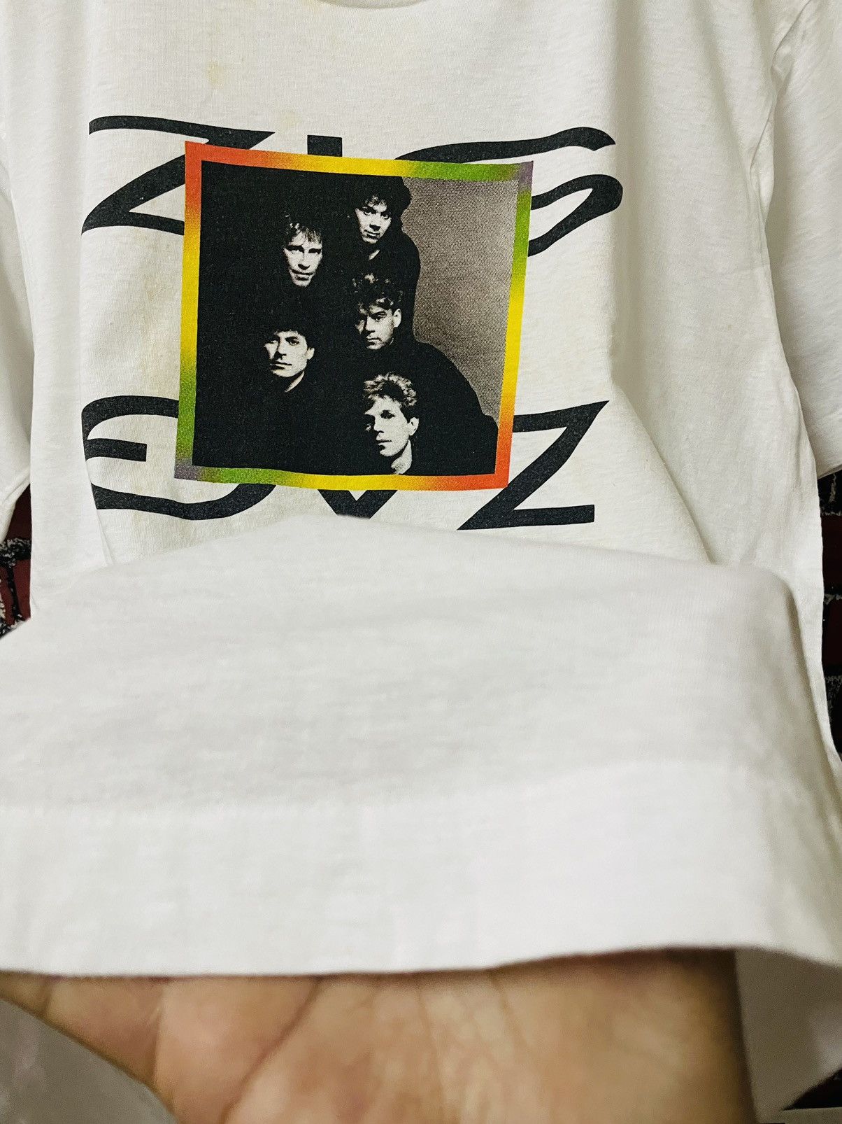 Band Tees VINTAGE ZIGZAG BAND HOOTERS TOUR JAPAN 90s Size US L / EU 52-54 / 3 - 5 Thumbnail