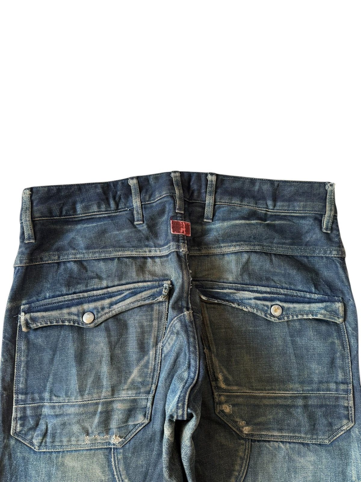 G-Star Vintage G Star Mud Wash Distressed Jeans Size US 32 / EU 48 - 4 Thumbnail