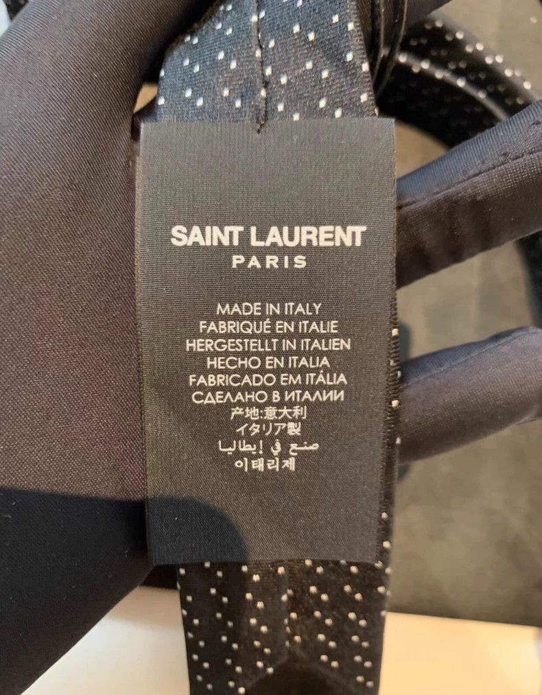 Yves Saint Laurent Saint Laruent Little polka-dot tie 2502-Nextarrow Size ONE SIZE - 4 Thumbnail