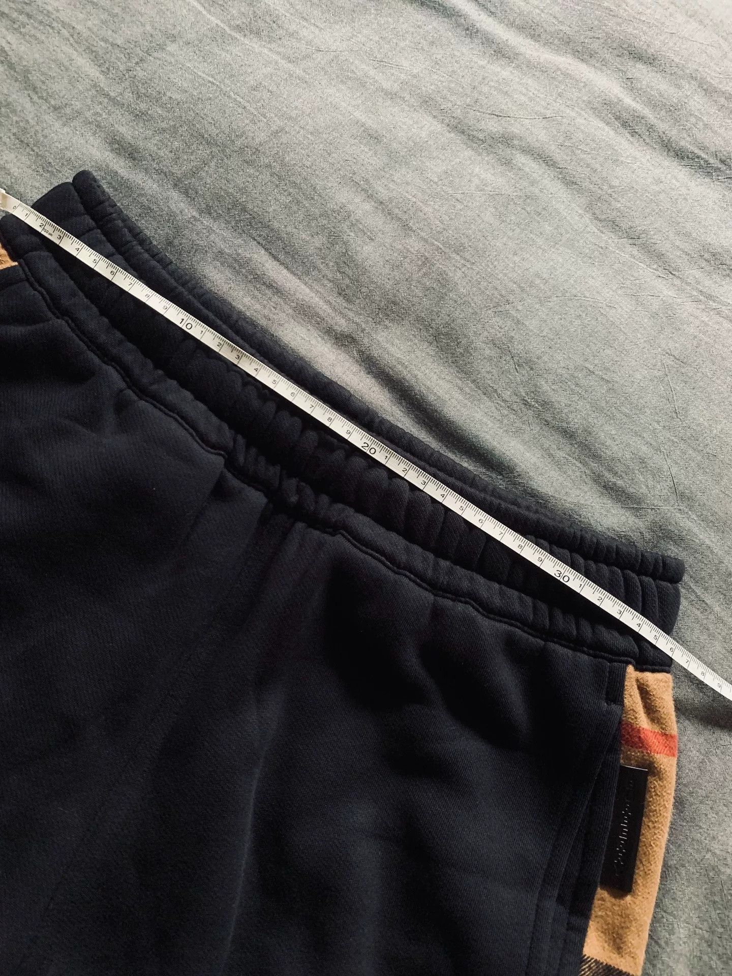 Burberry Burberry Side Logo Classic Check Spliced Sweatpants Size US 32 / EU 48 - 6 Thumbnail