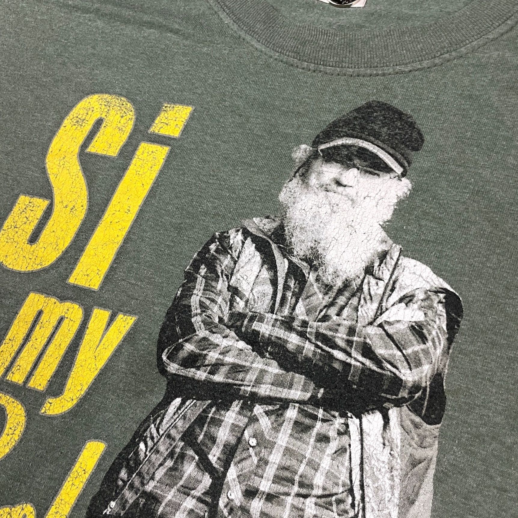 Vintage Duck Dynasty T-Shirt Men’s Large Green Logo Crew Neck Short Sleeve Graphic Tee TV Movie Disney Phil Robertson Size US L / EU 52-54 / 3 - 4 Thumbnail