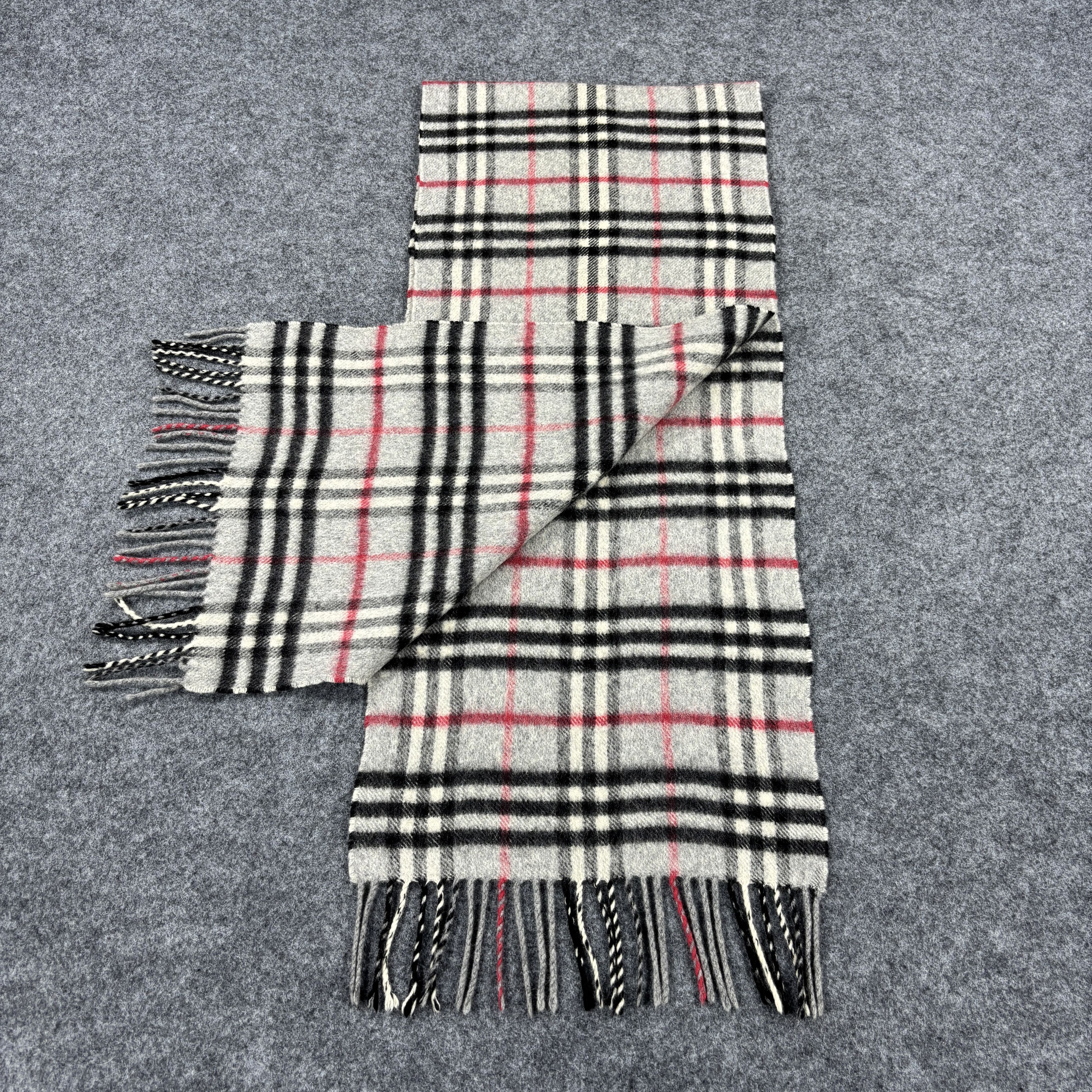 Burberry × Vintage GF10716 Burberry Scarf Neck Wear Muffler Nova Check Size ONE SIZE - 7 Thumbnail