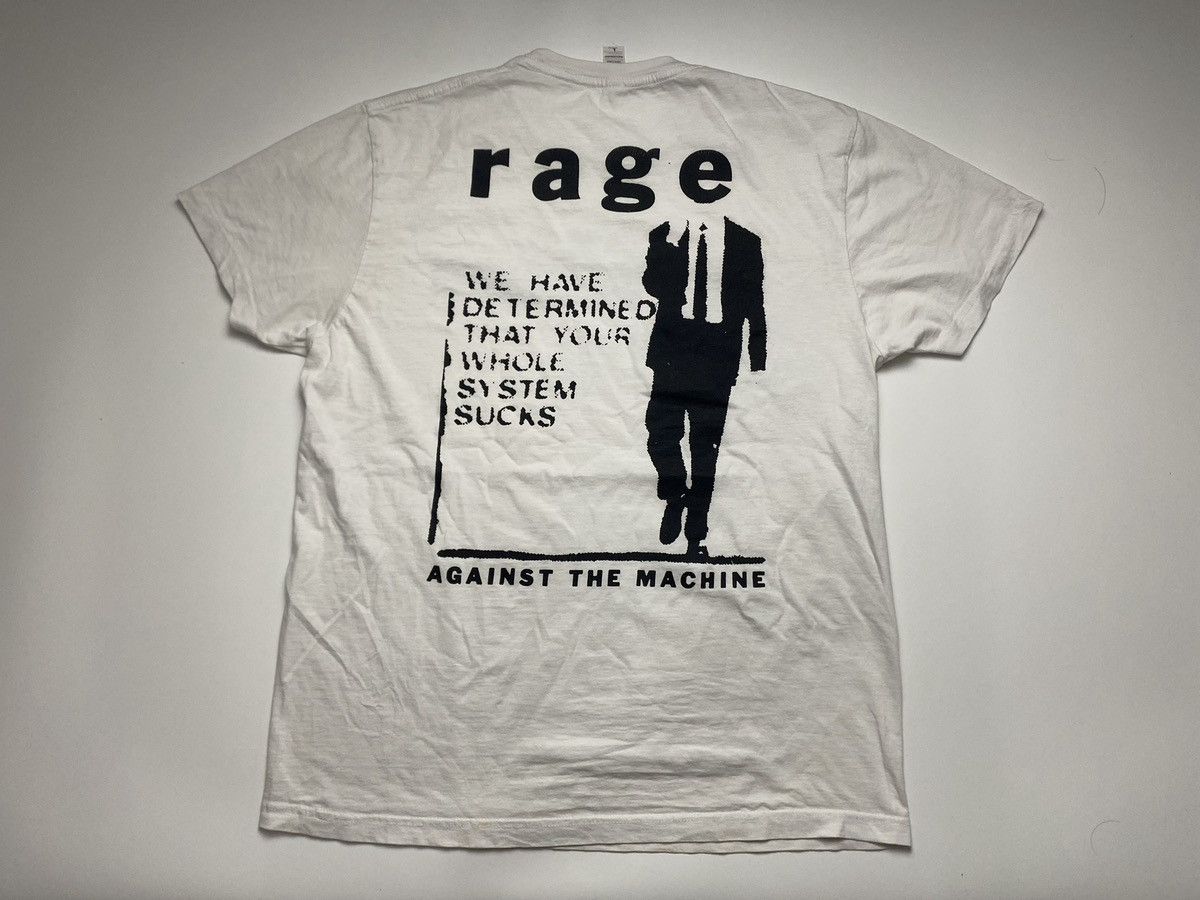 Band Tees Rage Against The Machine (system suck) over print Size US L / EU 52-54 / 3 - 1 Thumbnail