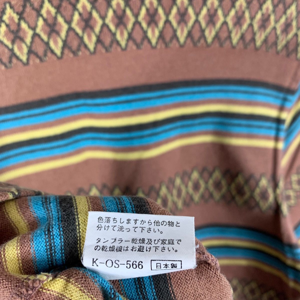 Warehouse Vintage WAREHOUSE hanley neck tribal stripe tee Size US S / EU 44-46 / 1 - 10 Thumbnail