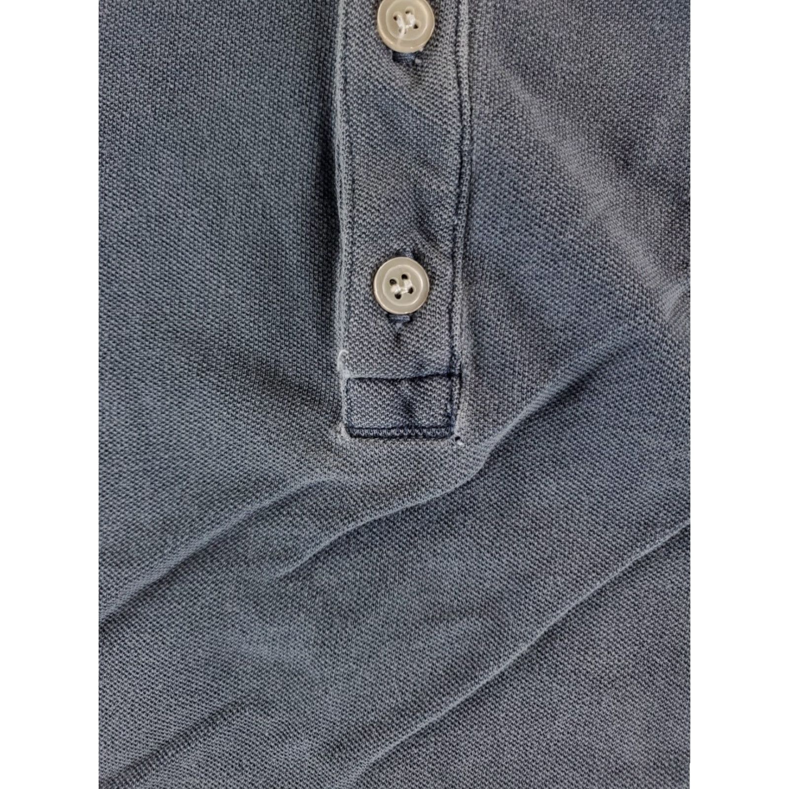 Buck Mason Buck Mason Polo Shirt Made USA Pique Short Sleeve Blue Mens M Size US M / EU 48-50 / 2 - 2 Thumbnail