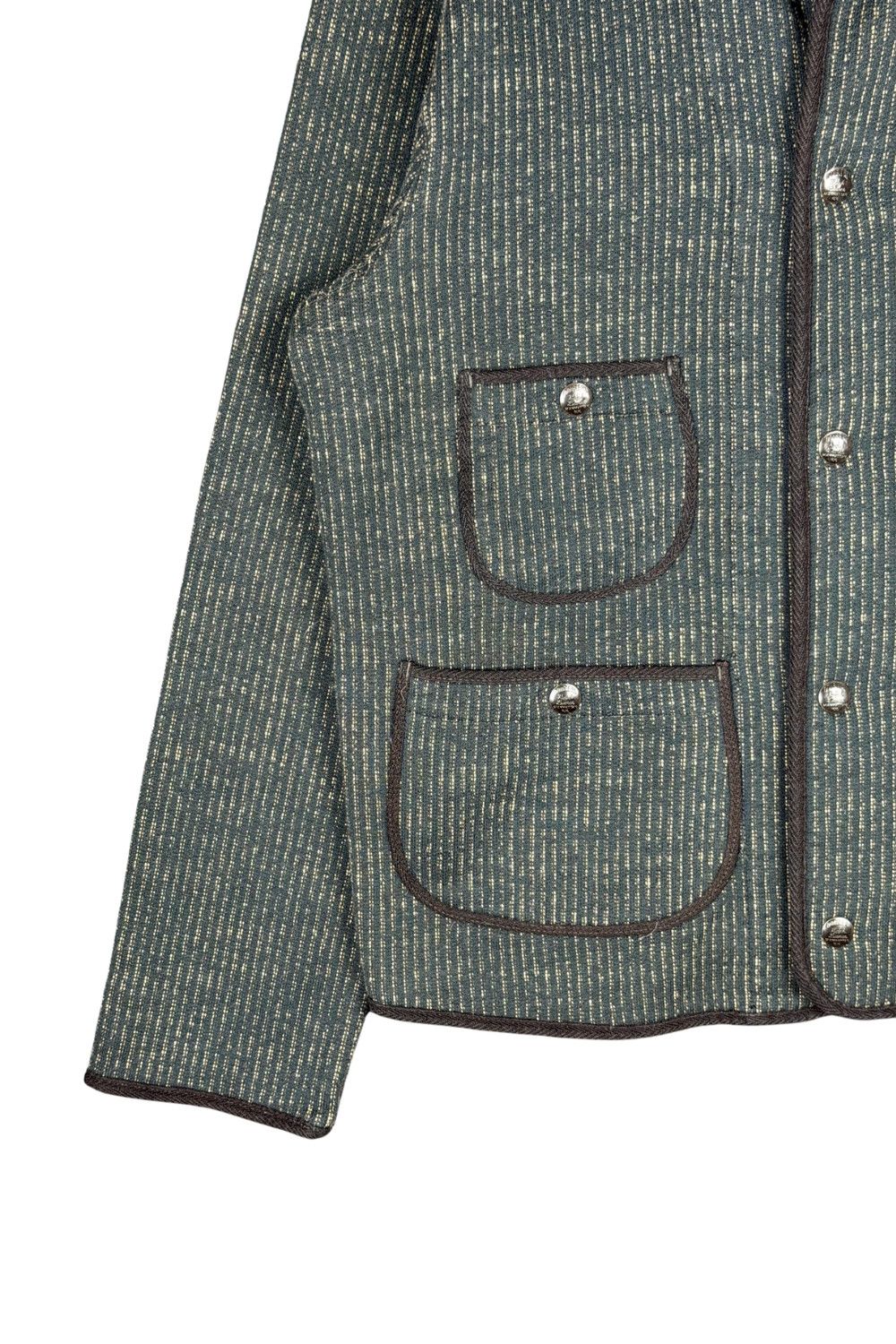 Polo Ralph Lauren 09AW RRL Double RL Shawl Collar Textured Knit Work Jacket Size US M / EU 48-50 / 2 - 6 Thumbnail