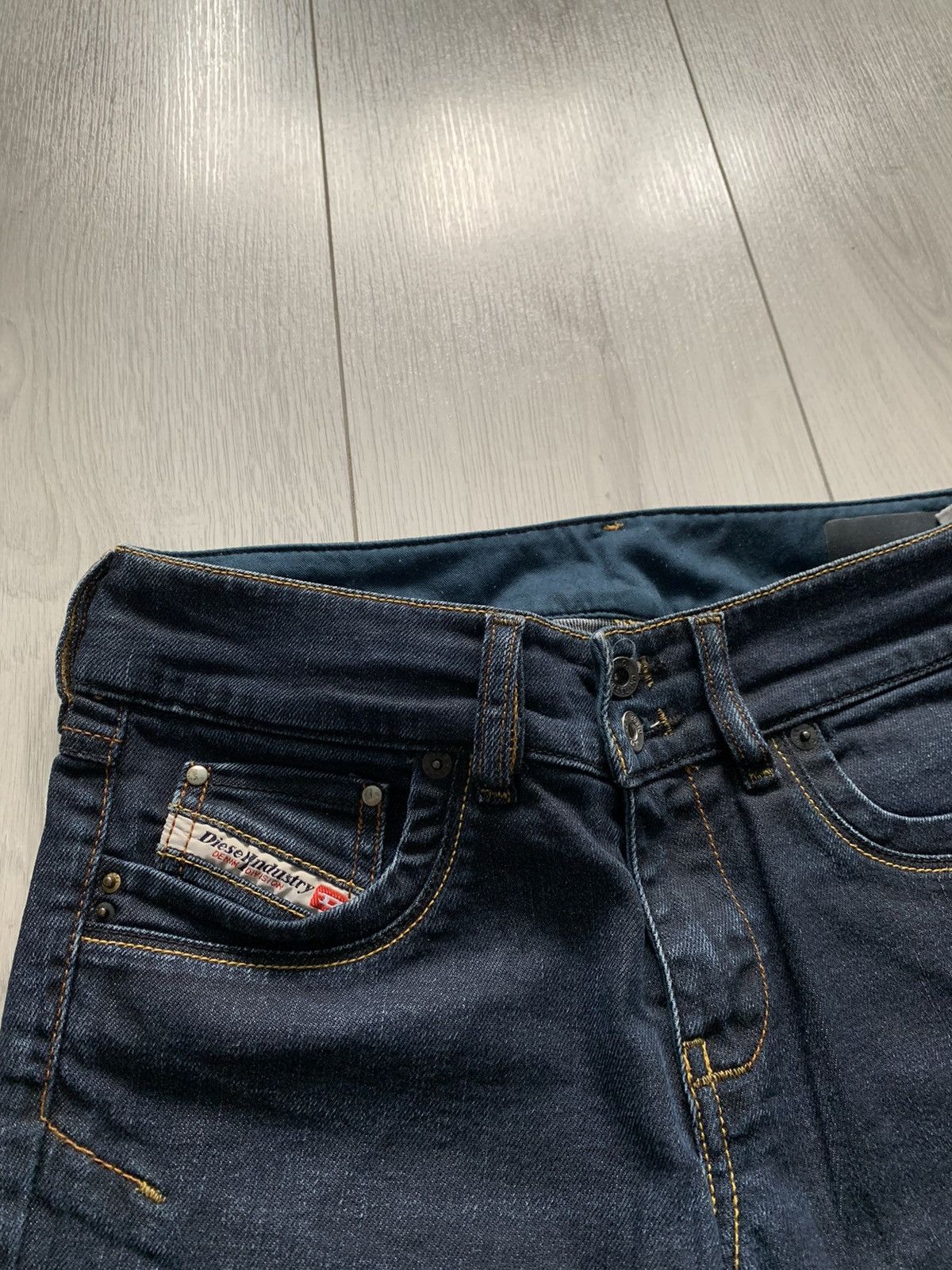 Diesel × Vintage Vintage Diesel y2k blue jeans Size 28" / US 6 / IT 42 - 2 Thumbnail