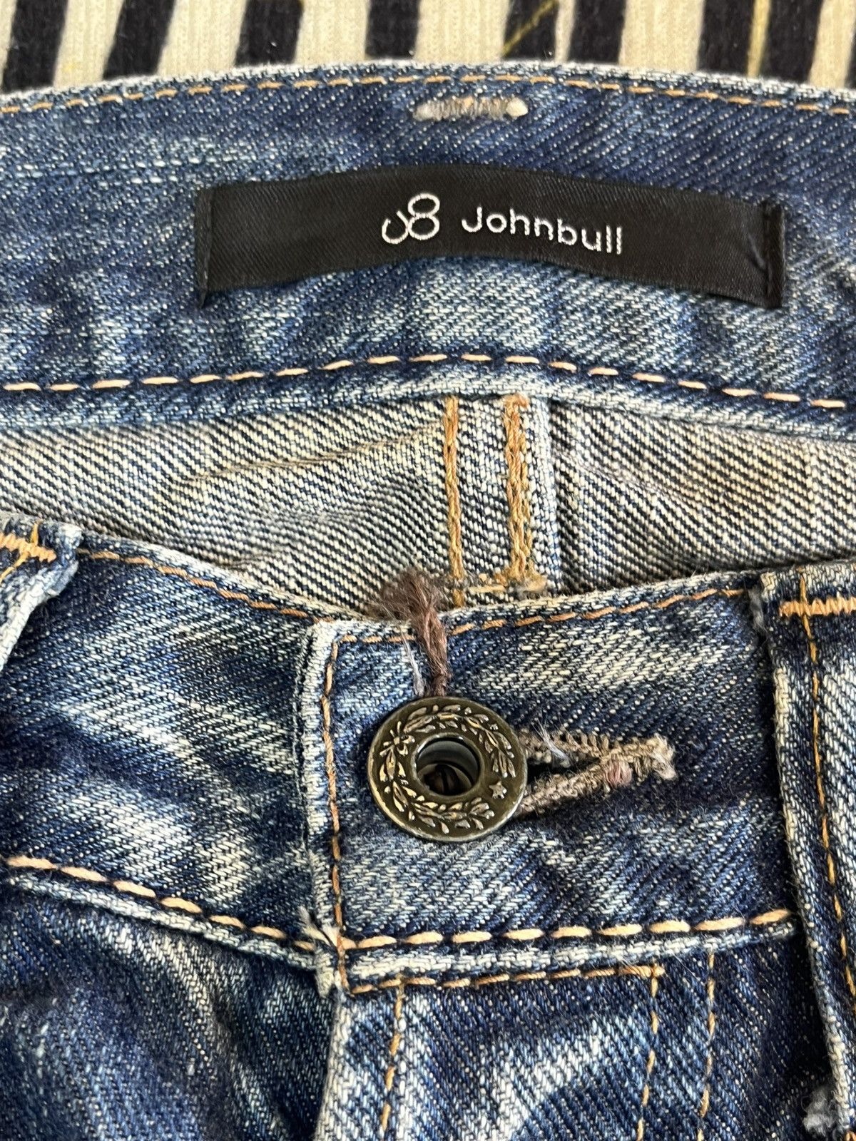 Johnbull × KOJIMA GENES × Kaihara Denim Vintage JohnBull Selvedge Reconstructed Denim Size US 30 / EU 46 - 9 Thumbnail