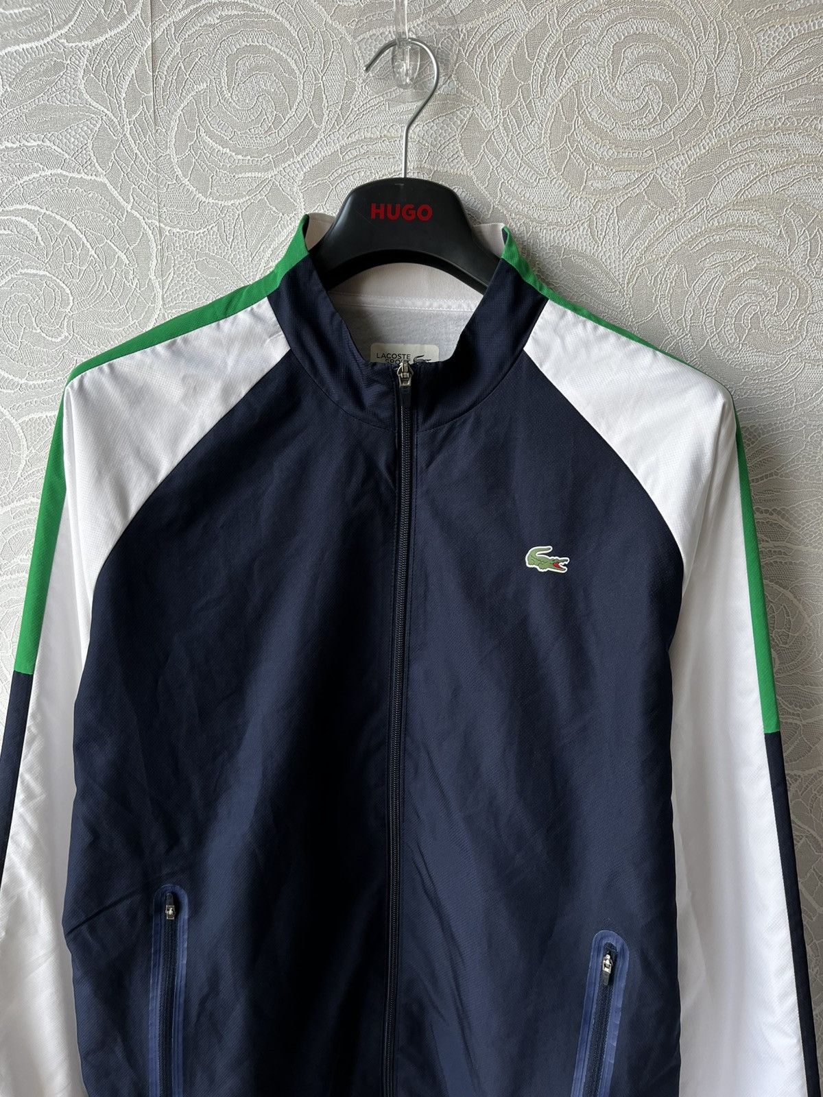 Lacoste Lacoste Lightweight Waterproof XL Track Jacket Zip Up Y2K Size US XL / EU 56 / 4 - 3 Thumbnail
