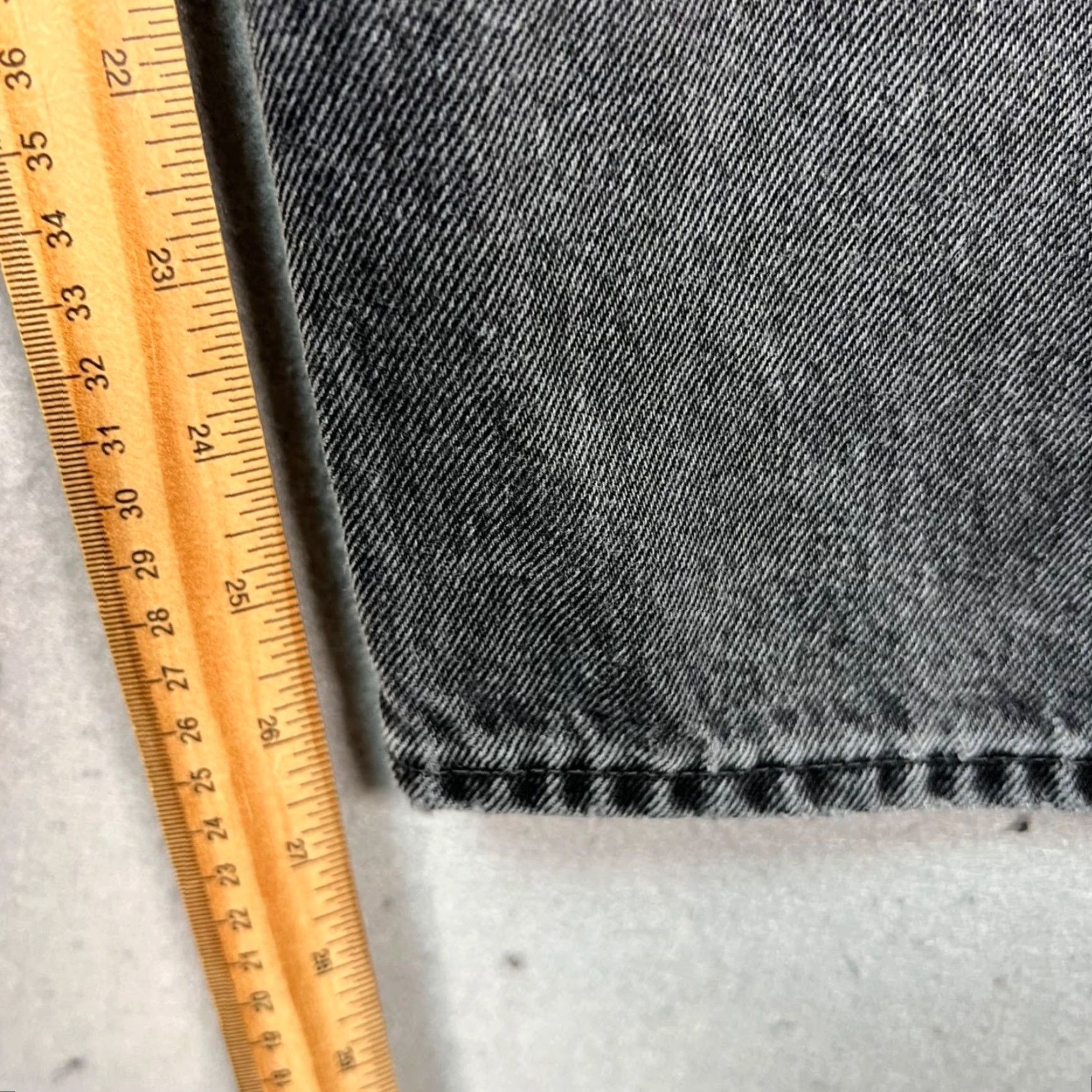 Vintage Sunday Best Jeans Women 29 Black Denim High-Waisted Straight-Leg 5-Pocket Design Womens Jeans Size 30" / US 8 / IT 44 - 7 Thumbnail