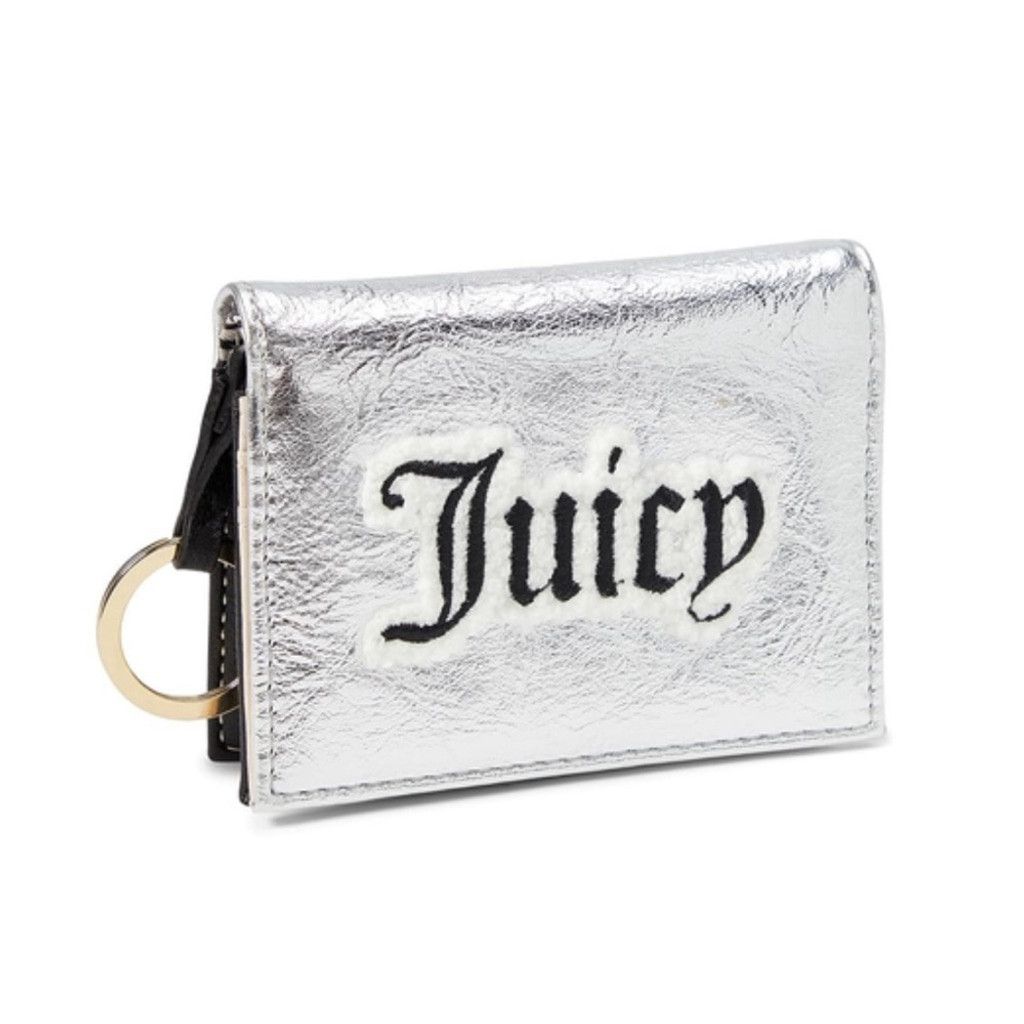 Juicy Couture JUICY COUTURE Chrome Small Bifold Multi Compartment Wallet Size ONE SIZE - 1 Thumbnail