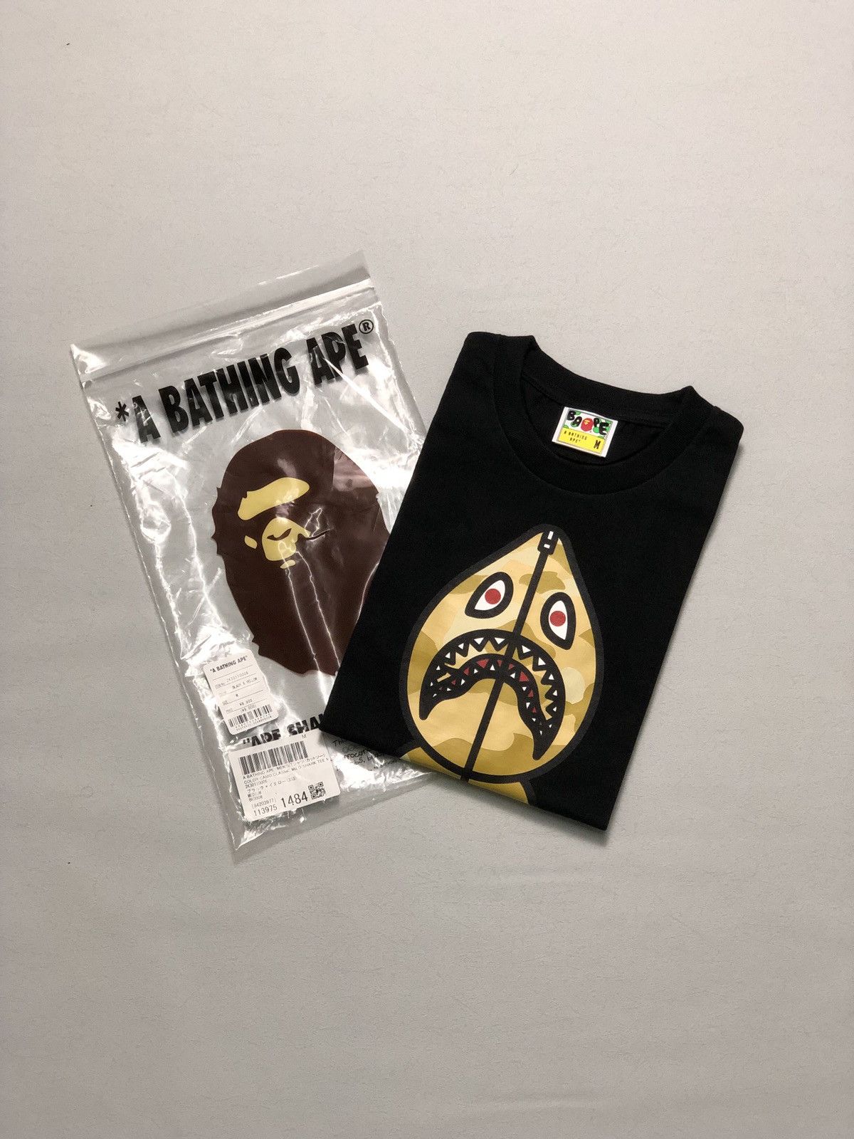 Bape Color Camo Classic Milo Shark Tee Size US M / EU 48-50 / 2 - 3 Thumbnail