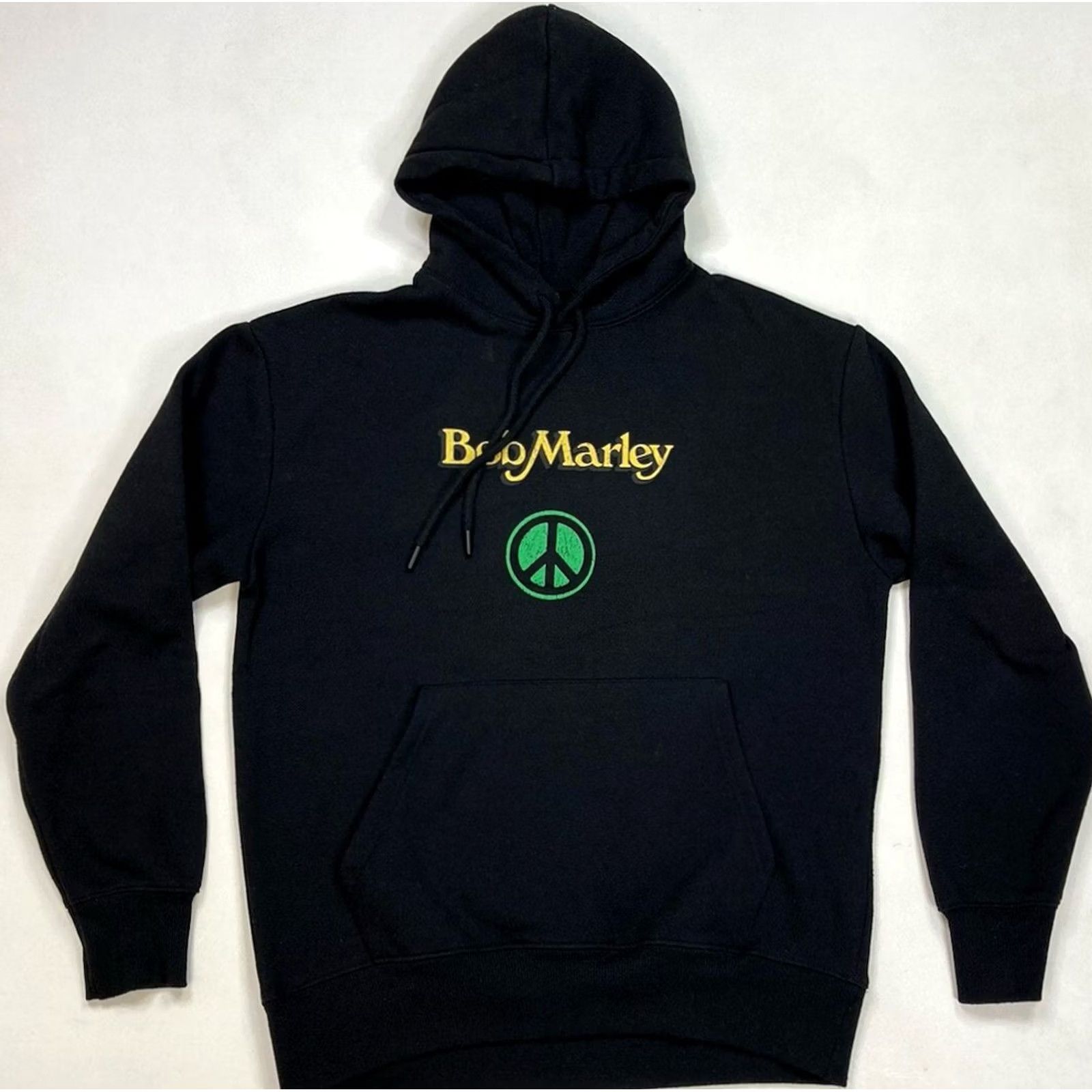 Vintage VINTAGE Pull&Bear Boy Marley Peace Soccer Graphic Pullover Hoodie Women Medium Black Size M / US 6-8 / IT 42-44 - 3 Thumbnail