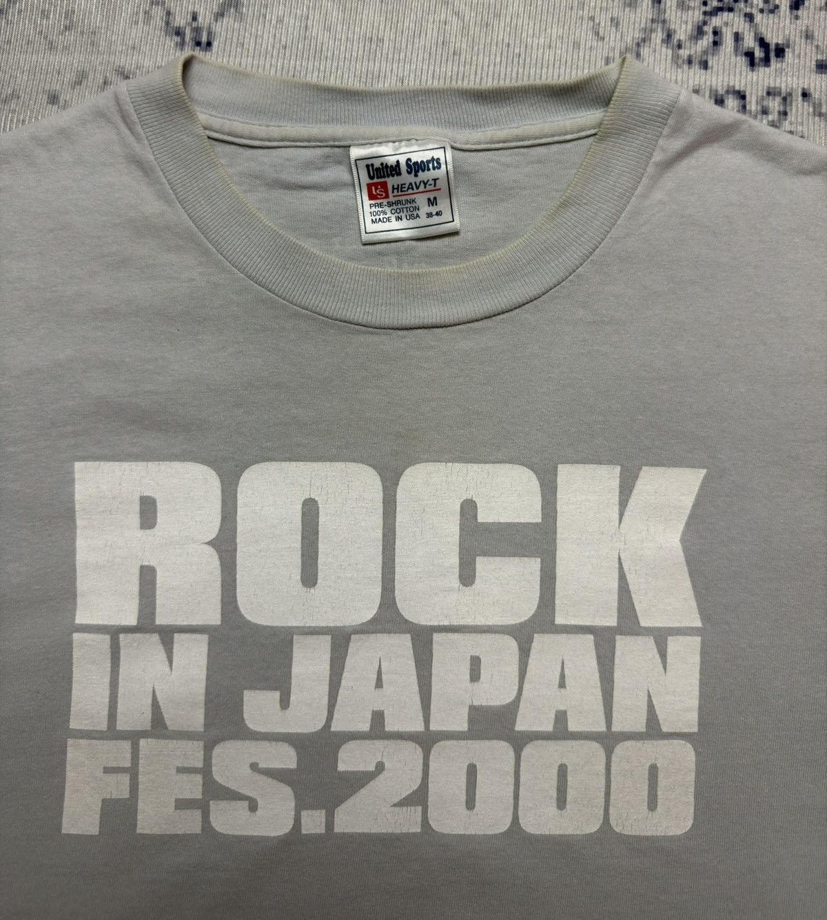Vintage 2000 ROCK IN JAPAN FES. TEE , SHIRT Size US M / EU 48-50 / 2 - 3 Thumbnail