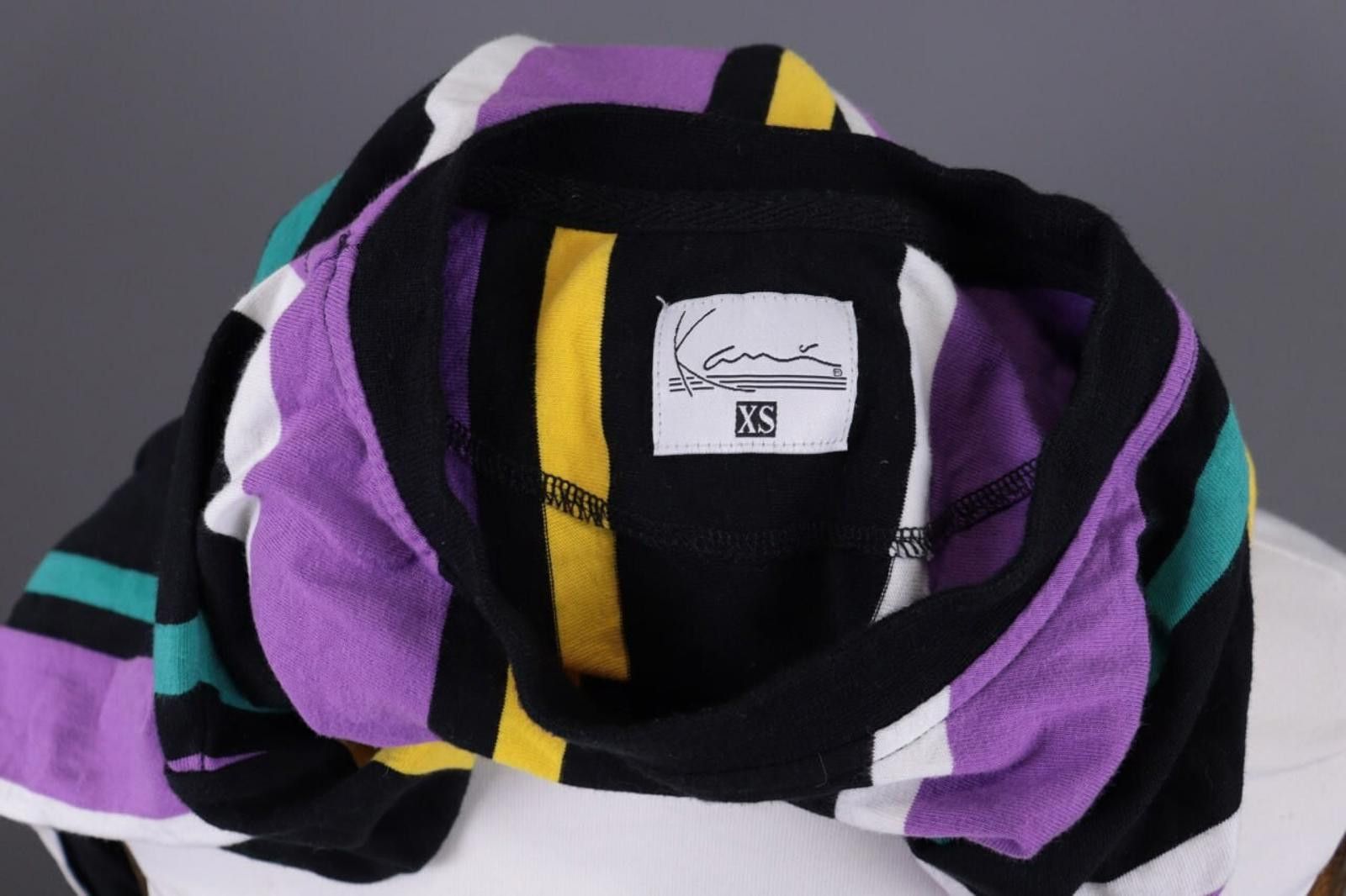 Karl Kani Karl Kani Multicolor Striped Center Logo Sweatshirt Size XS Size US XS / EU 42 / 0 - 11 Thumbnail