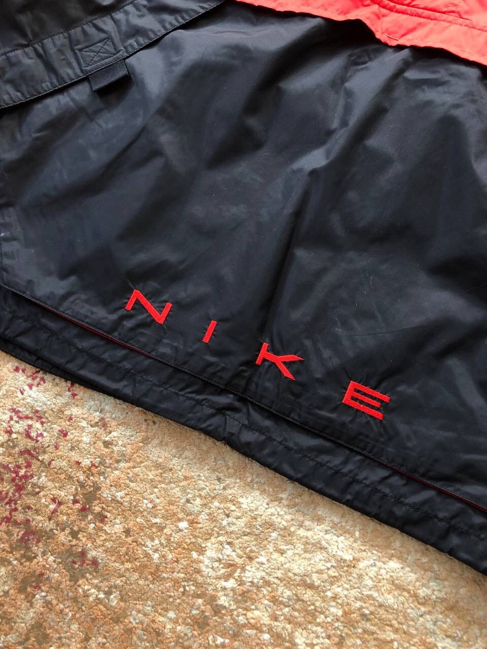 Nike × Vintage 90’s NIKE RETRO HOODED ANORAK TRACK JACKET Y2K BIG LOGO RARE Size US L / EU 52-54 / 3 - 2 Thumbnail