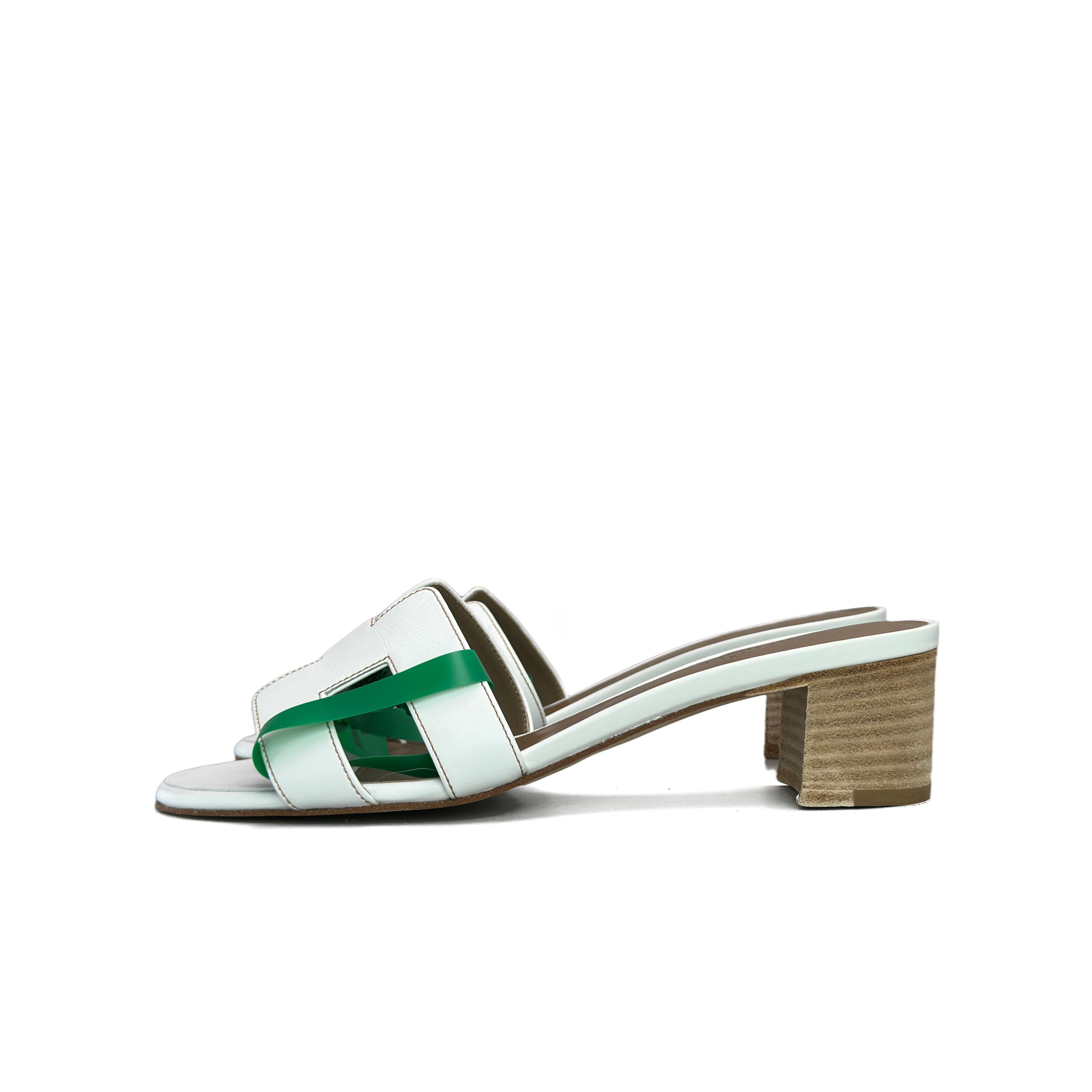 Hermes Hermès Oasis Leather Sandals Size 37.5 Size US 7.5 / IT 37.5 - 1 Thumbnail
