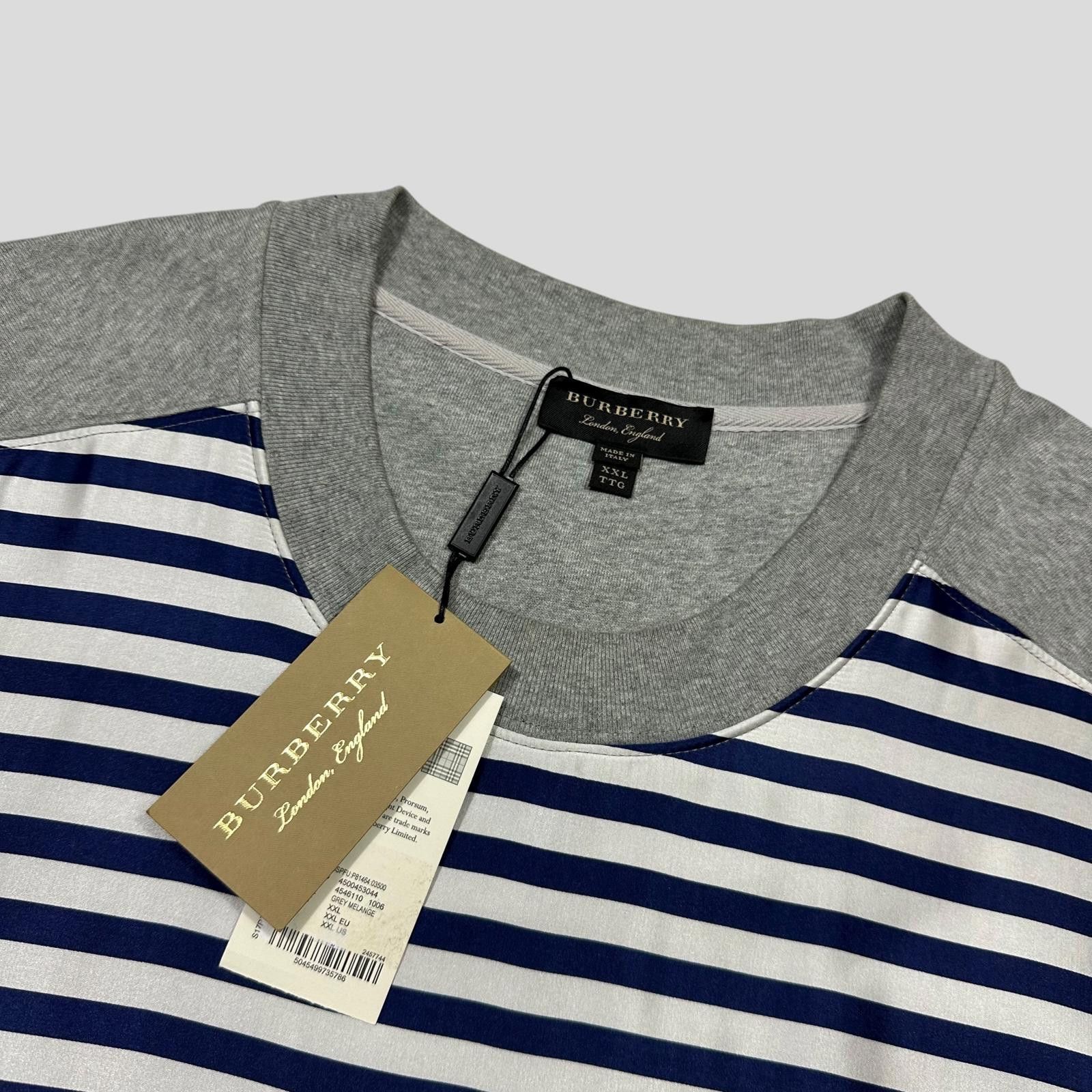 Burberry Burberry 2017 Striped Nylon Appliqué Logo Crewneck - XXL Size US XXL / EU 58 / 5 - 4 Thumbnail