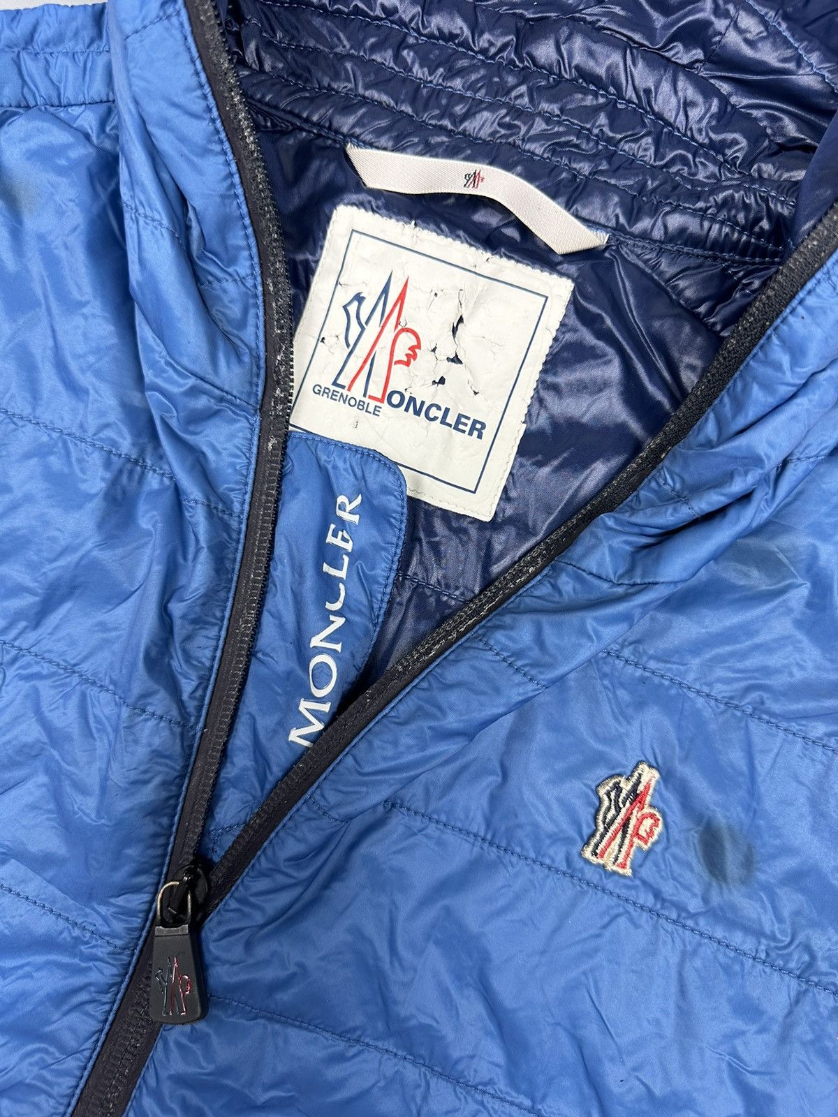 Moncler Vintage Moncler Vest Full Zipper Hoodies Size US L / EU 52-54 / 3 - 8 Thumbnail