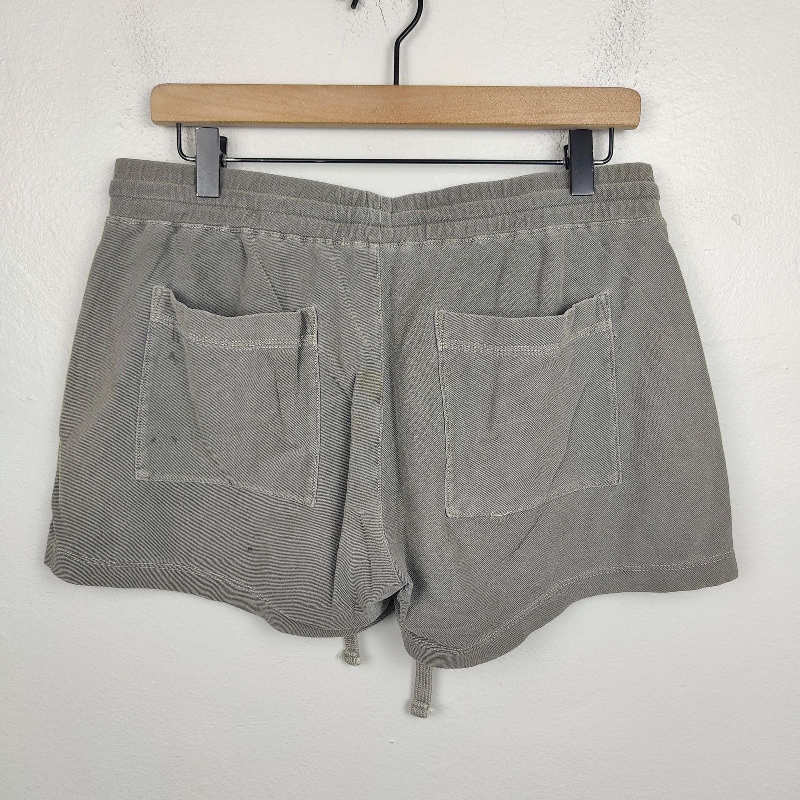 James Perse James Perse Sweat Shorts Womens Medium 2 Gray Cotton Size 29" - 2 Thumbnail