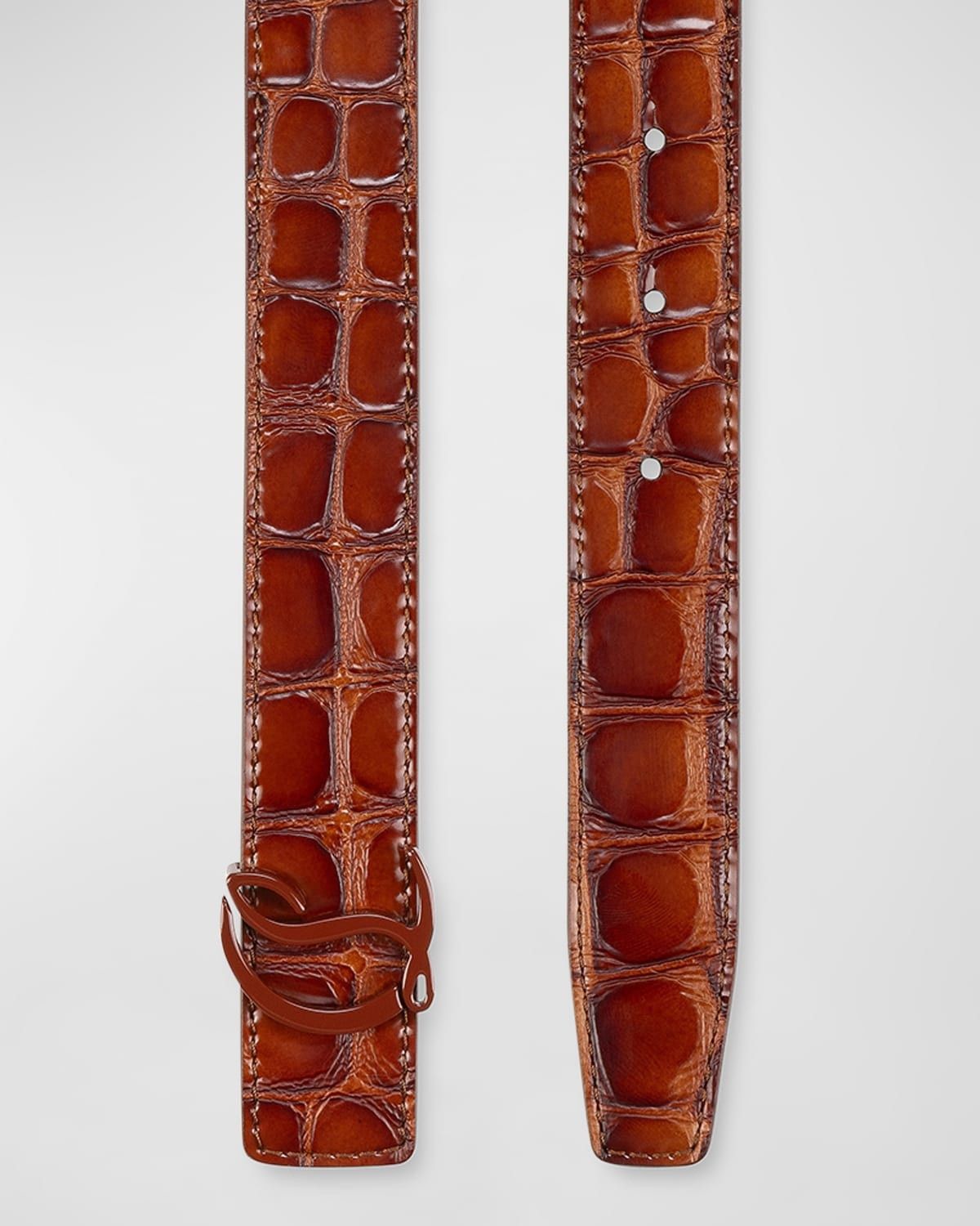 Christian Louboutin o1s1wg110925 Belts in Brown Size ONE SIZE - 4 Thumbnail