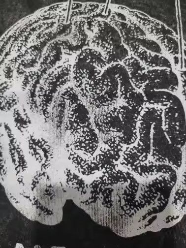 Japanese Brand Washed Out T Shirt Mind Control Size US L / EU 52-54 / 3 - 3 Thumbnail