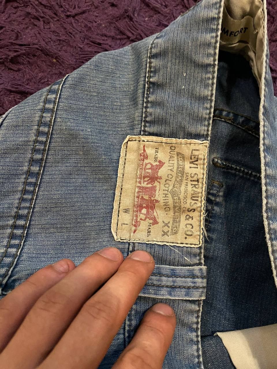Levi's Denim pants Levi's 509 comfort vintage jeans blue W34 Y2K Size US 34 / EU 50 - 3 Thumbnail