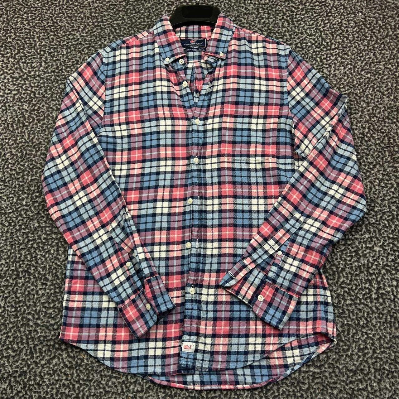 Vineyard Vines Vineyard Vines Button Down Flannel Plaid Cotton Linen S Size US S / EU 44-46 / 1 - 1 Thumbnail