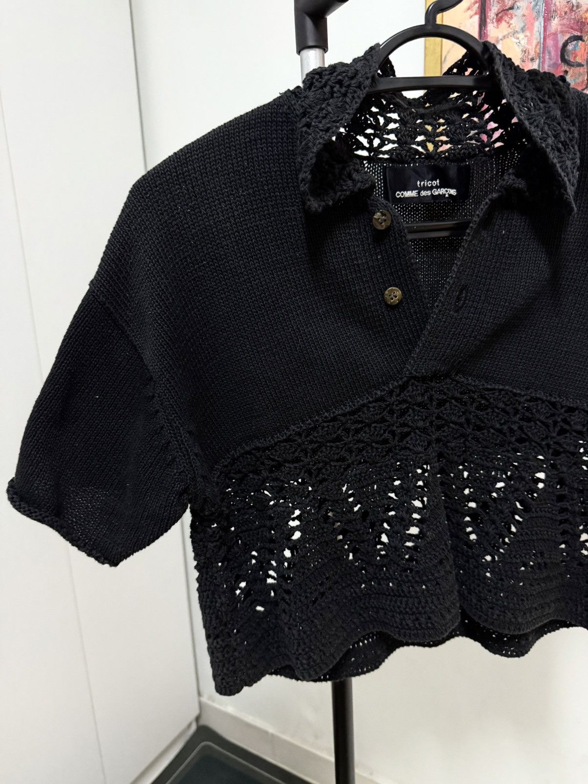 Comme des Garcons Tricot comme des garcons crop top crocheted Size S / US 4 / IT 40 - 3 Thumbnail