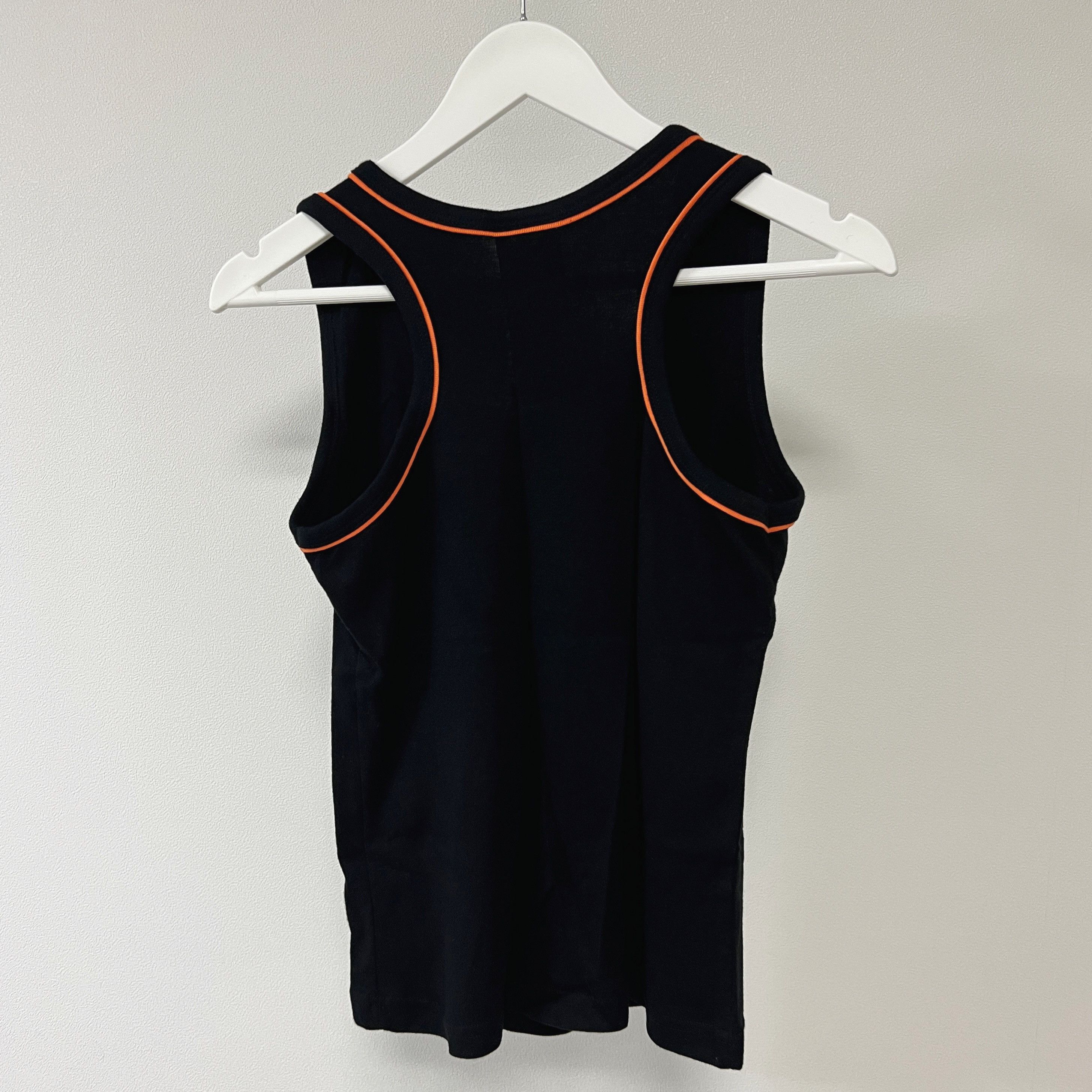 Harley Davidson Harley Davidson y2k Orange Motorcycle Cubic Tank Top Size M / US 6-8 / IT 42-44 - 2 Thumbnail