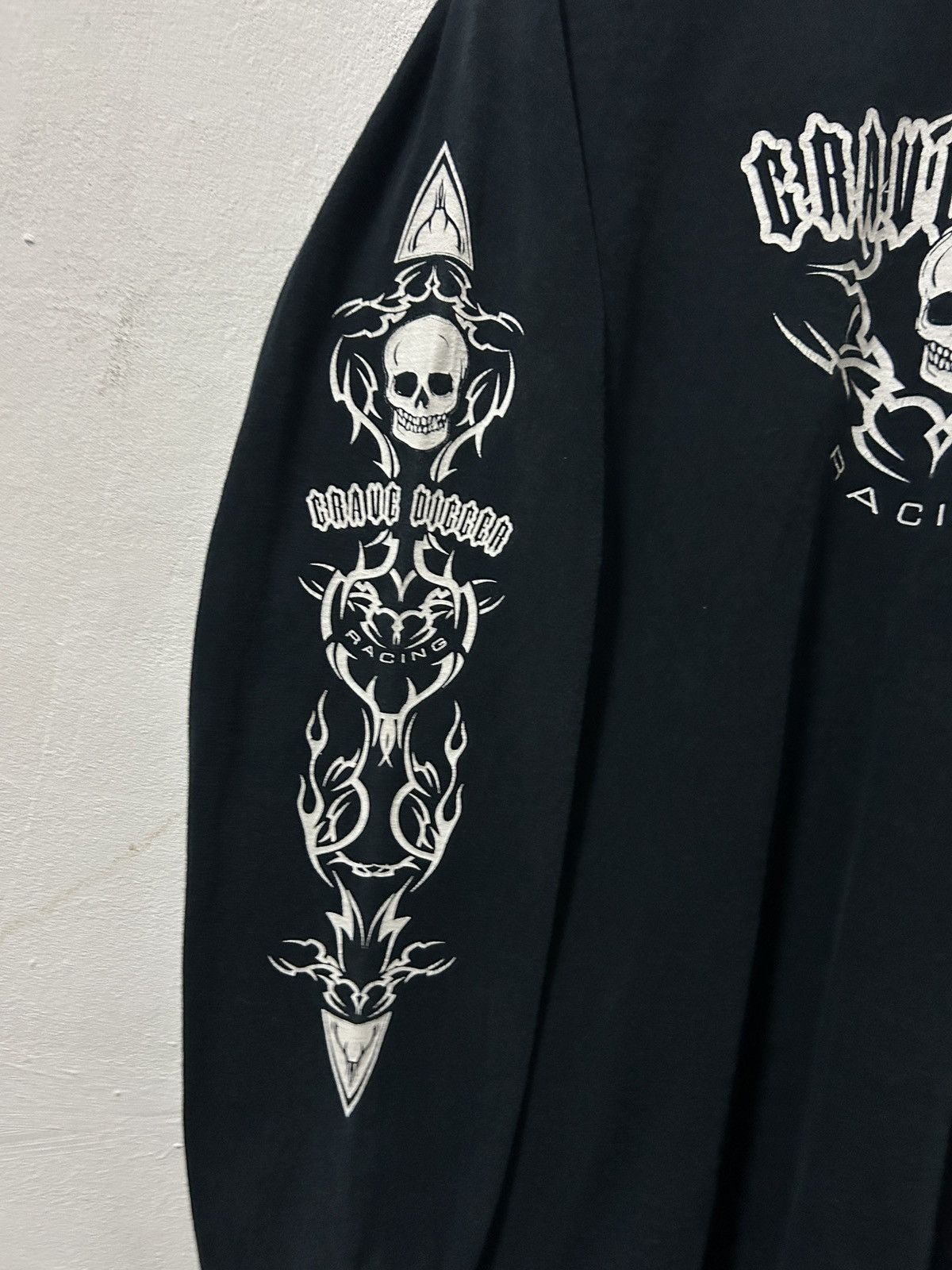Vintage Vintage 00’s Crave digger racing skull longsleeve Size US L / EU 52-54 / 3 - 3 Thumbnail