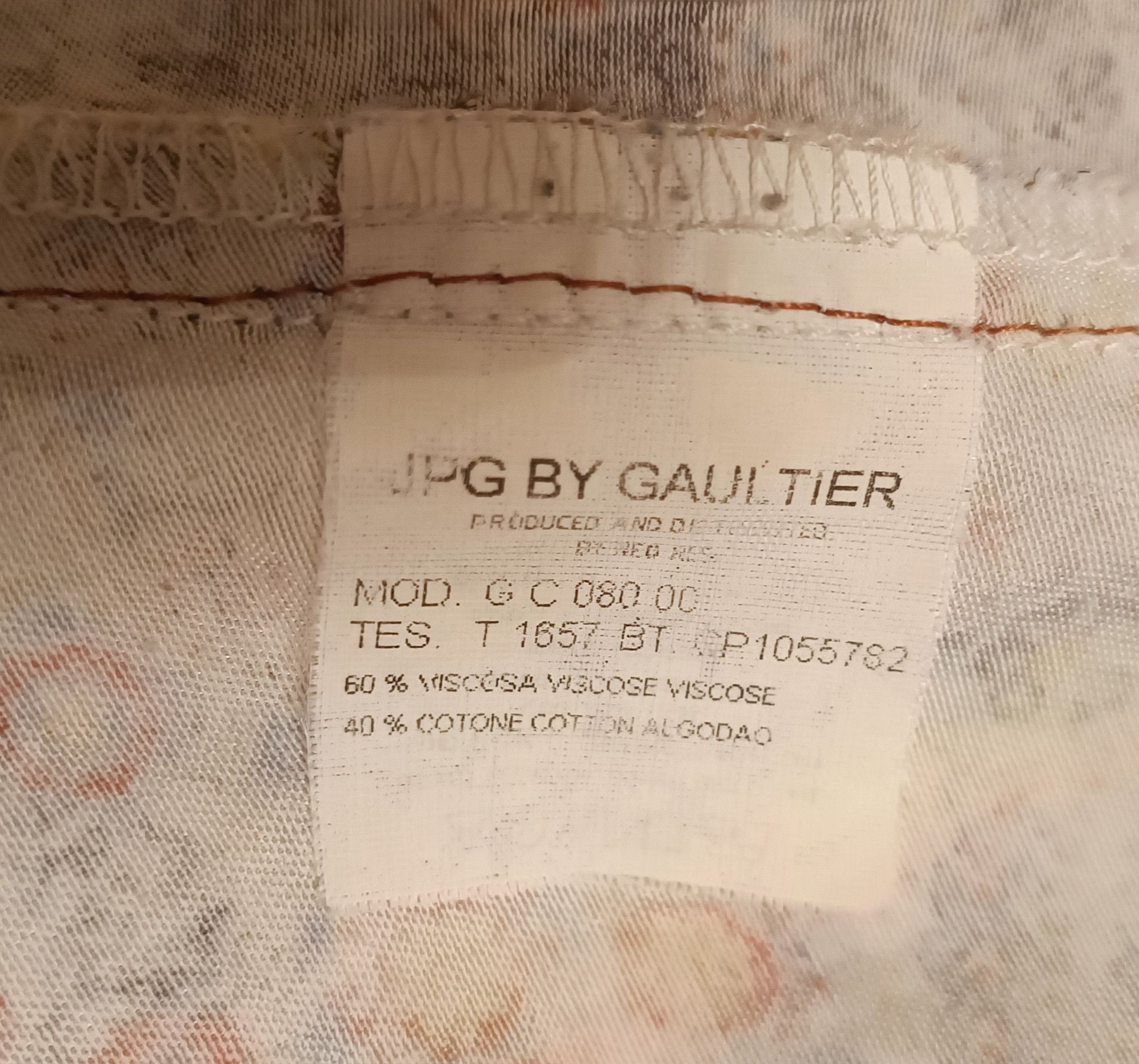 Jean Paul Gaultier Multicolor satin fabric shirt Size L / US 10 / IT 46 - 4 Thumbnail