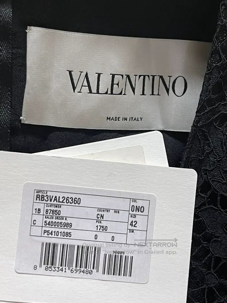 Valentino Valentino Black lace dress Size XL / US 12-14 / IT 48-50 - 5 Thumbnail