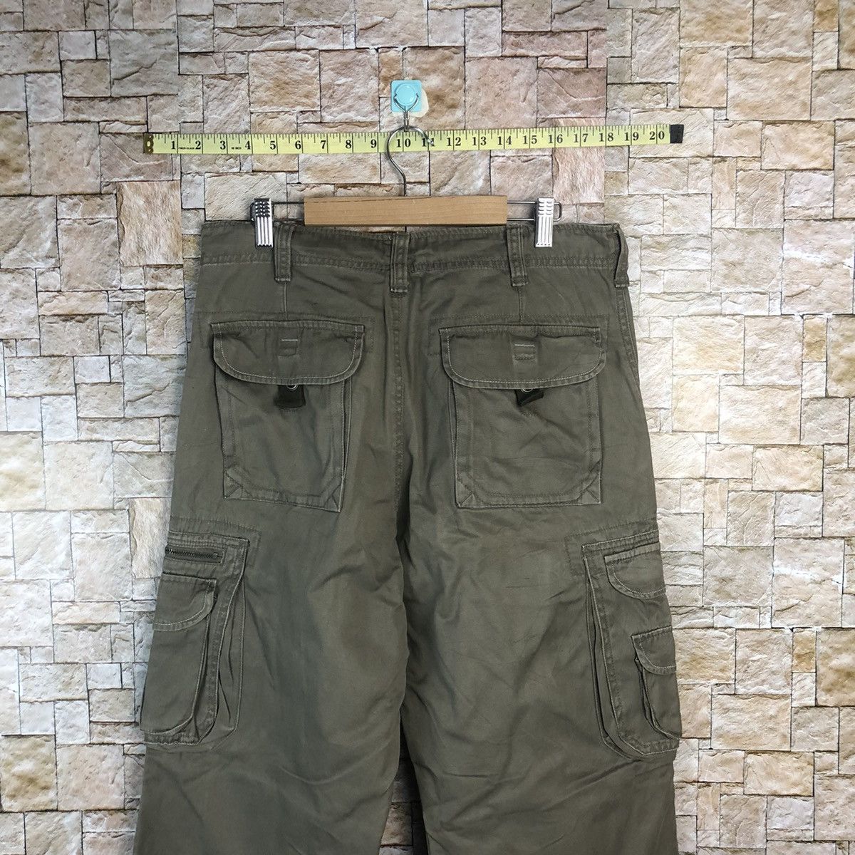 Japanese Brand Vache Brown Cargo Multipocket Pants #A110 Size US 32 / EU 48 - 17 Thumbnail