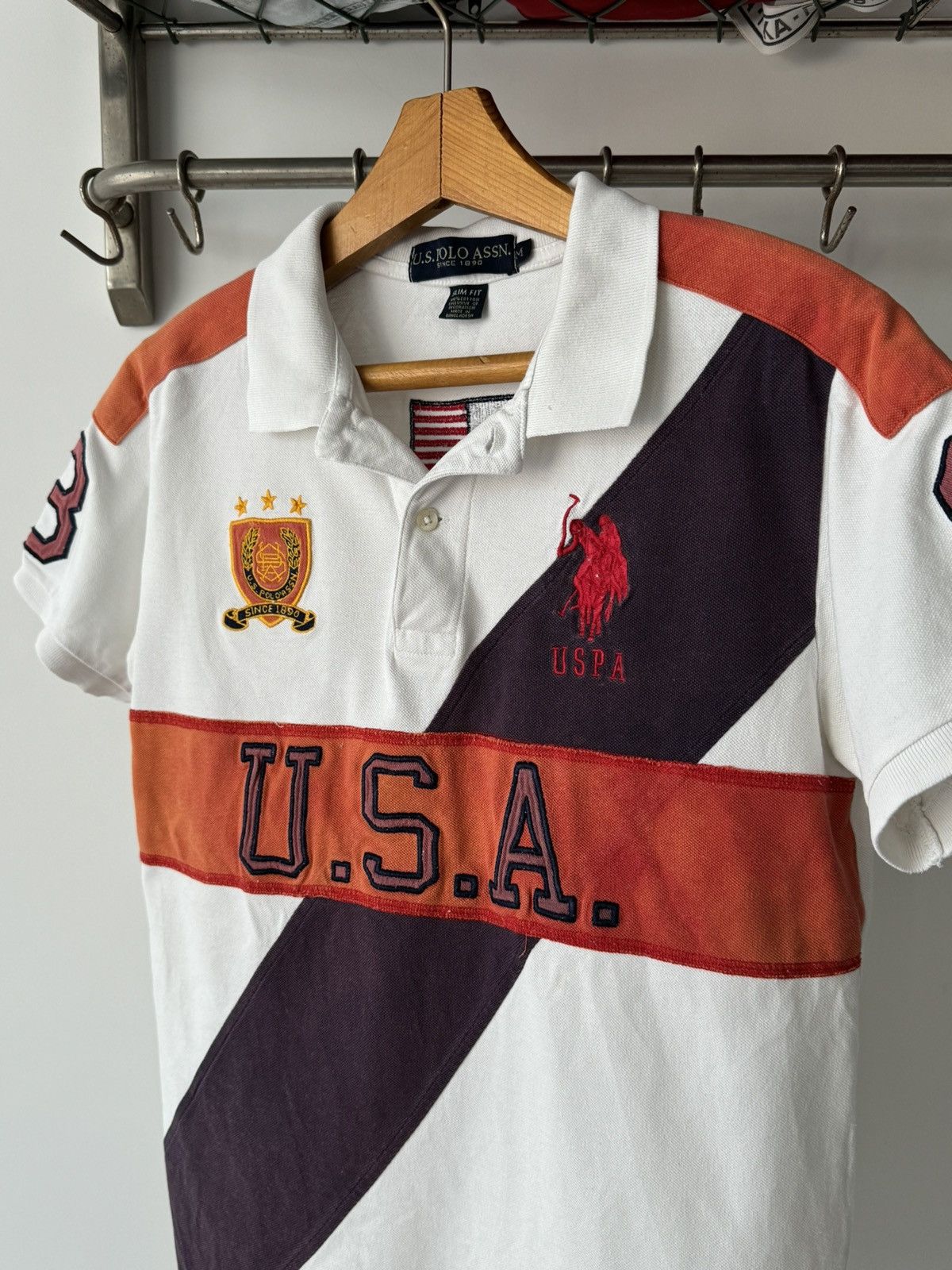 U.S. Polo Assn. × Vintage Vintage U.S. Polo Assn. USA #3 Slim Chief Keef Polo Shirt Size US M / EU 48-50 / 2 - 3 Thumbnail