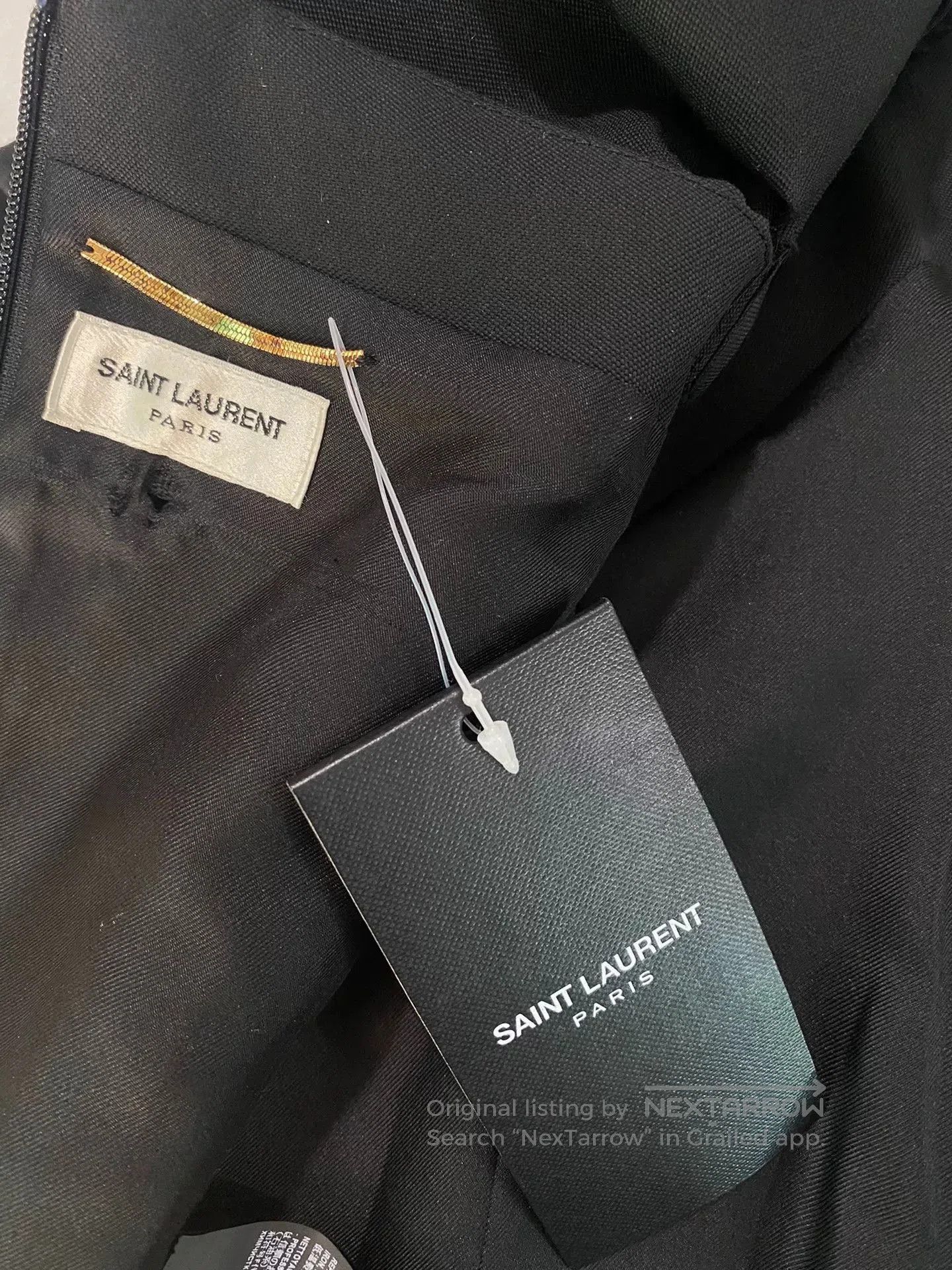 Saint Laurent Paris Saint Laurent Off-Shoulder Halter Top. Size S / US 4 / IT 40 - 4 Thumbnail