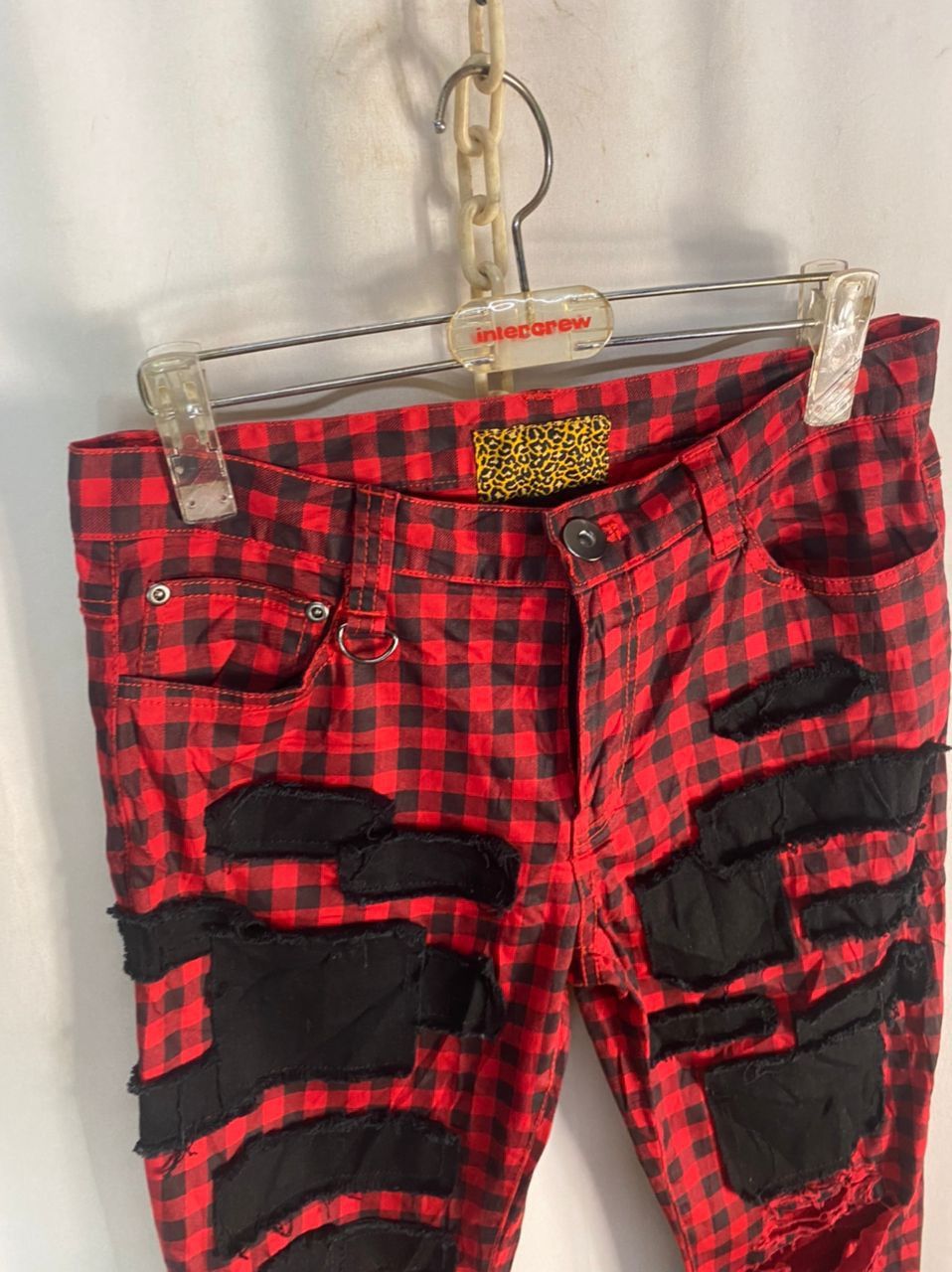 Japanese Brand × Seditionaries Best price 🔥Jury black patchwork distressed pants Size US 29 - 12 Thumbnail
