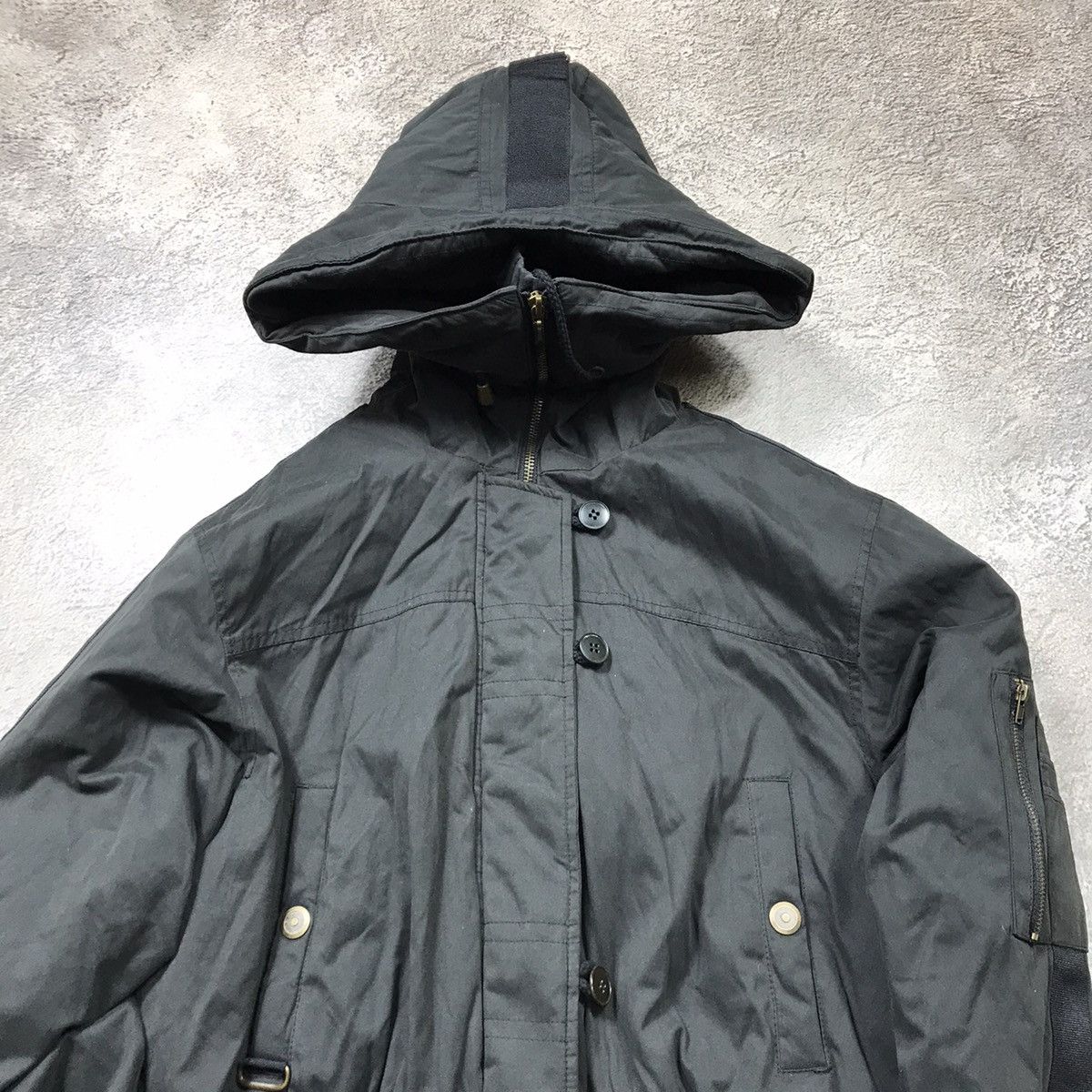 Japanese Brand VINTAGE Y2K BOMB JACKET JAPAN CASUAL STREETWEAR 90s Size M / US 6-8 / IT 42-44 - 3 Thumbnail