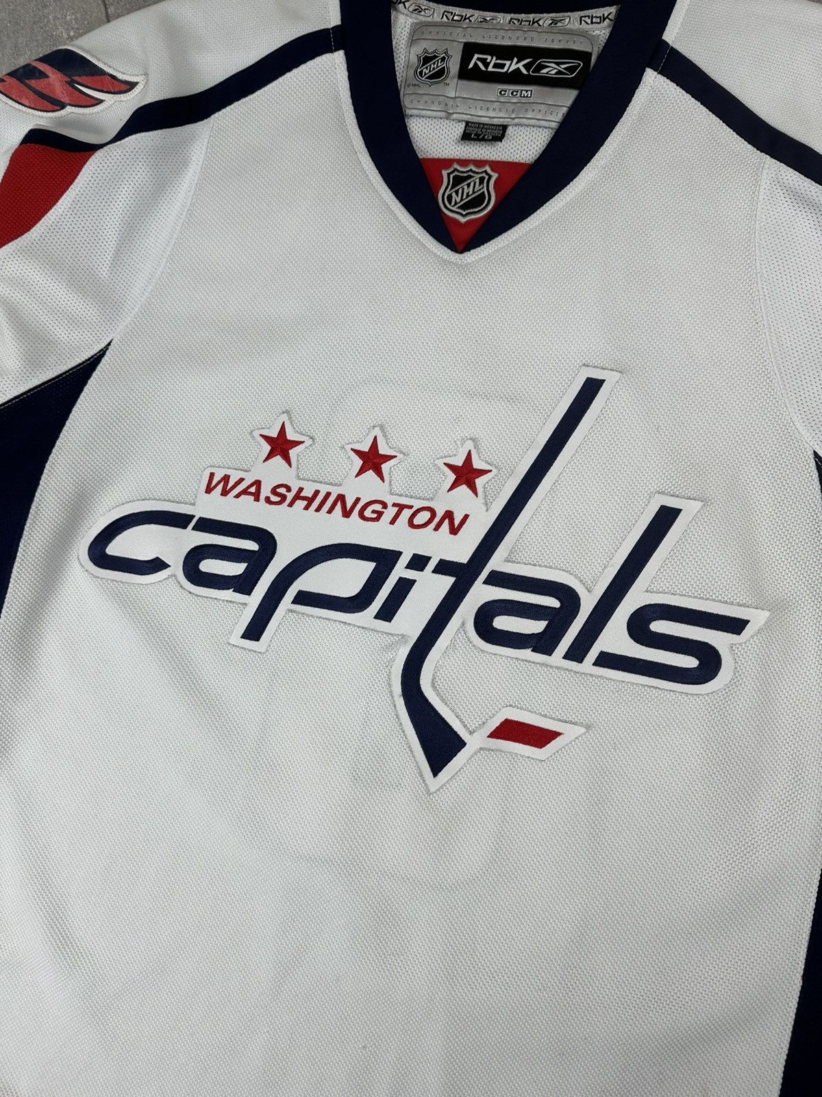 Reebok Reebok Washington Capitals CCM Ovechkin #8 NHL Hockey Jersey Size US L / EU 52-54 / 3 - 5 Thumbnail