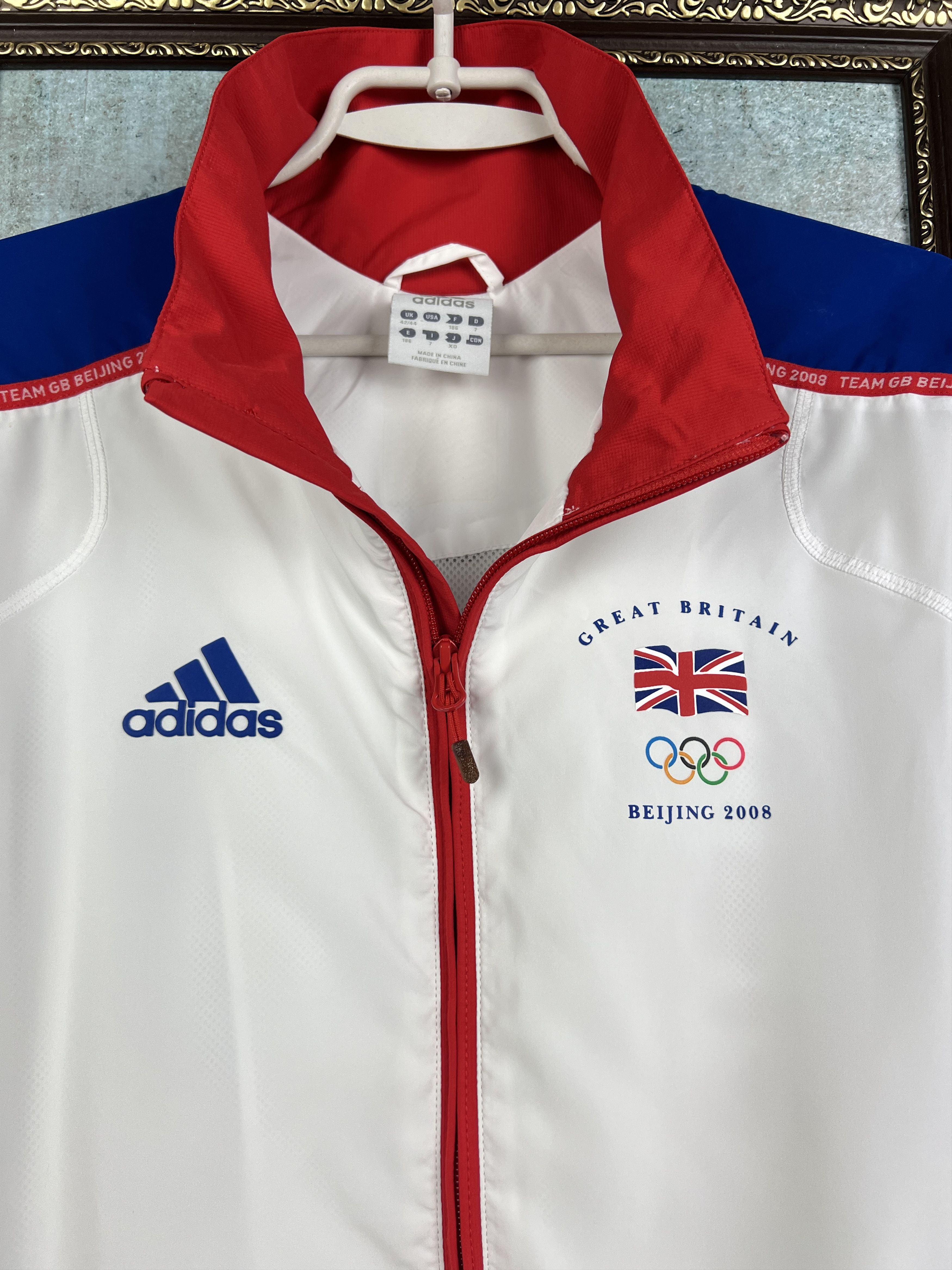 Adidas Vintage Great Britain Olympics Player Issue Jacket Track Top Size US L / EU 52-54 / 3 - 3 Thumbnail