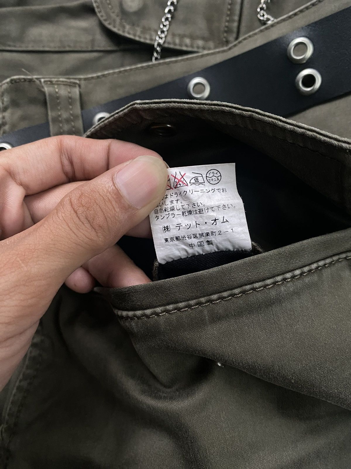 Tete Homme tete homme bootcut bondage cargo pants Size US 33 - 9 Thumbnail