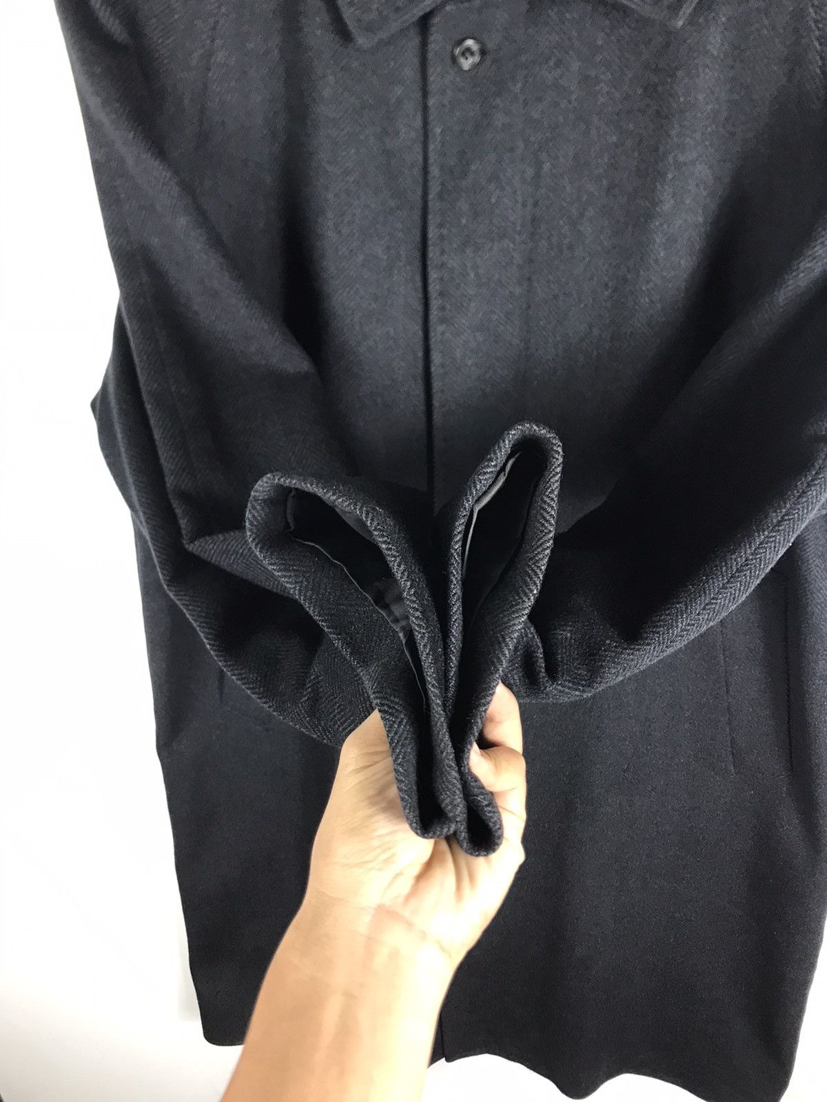 Pierre Balmain ⚡️Vintage Pierre Balmain Wool Button Long Coat Jacket Size US L / EU 52-54 / 3 - 8 Thumbnail