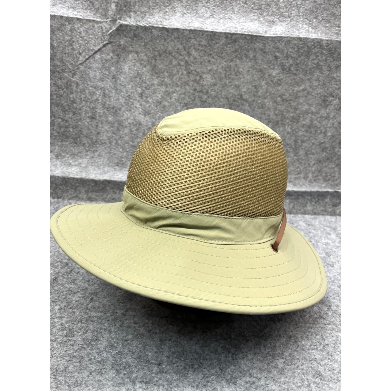 Vintage Elysiumland Bucket Hat Adult One Size Green Nylon Lightweight Adjustable for Fishing Camping Outdoor Mens Size ONE SIZE - 4 Thumbnail