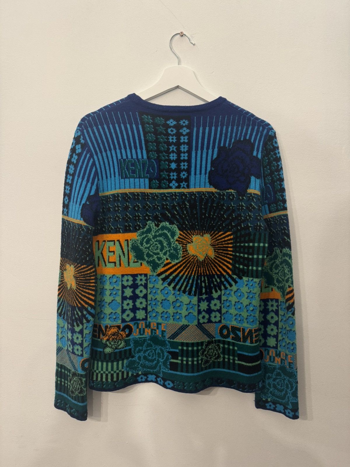 Kenzo Kenzo Jungle 90s Jacquard Knit Sweater Size US M / EU 48-50 / 2 - 1 Thumbnail